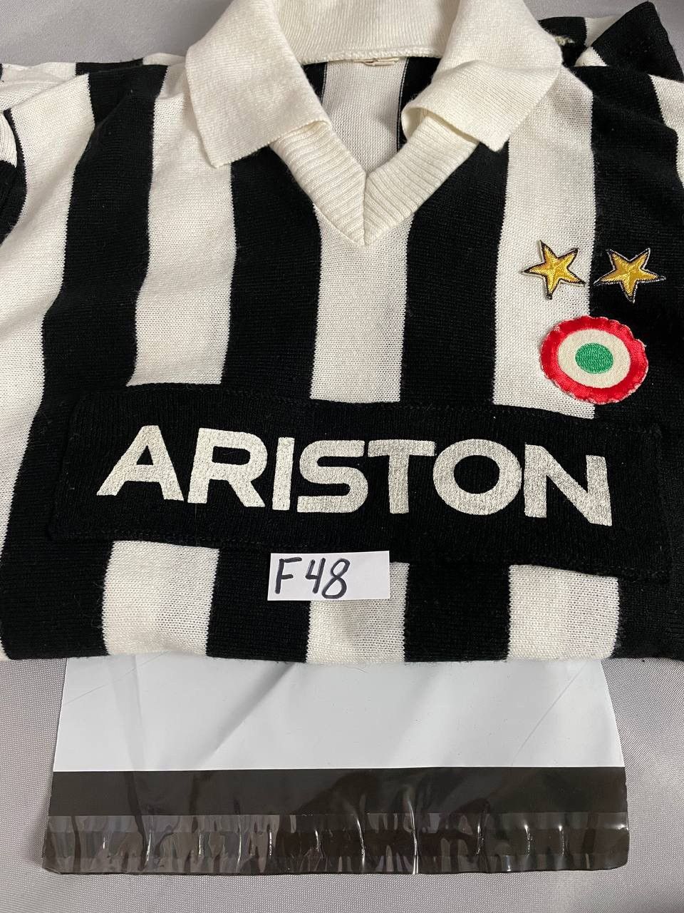 Vintage Juventus Jersey Tee T Shirt Ariston Vintage 1988 Rare Size US L / EU 52-54 / 3 - 18 Thumbnail