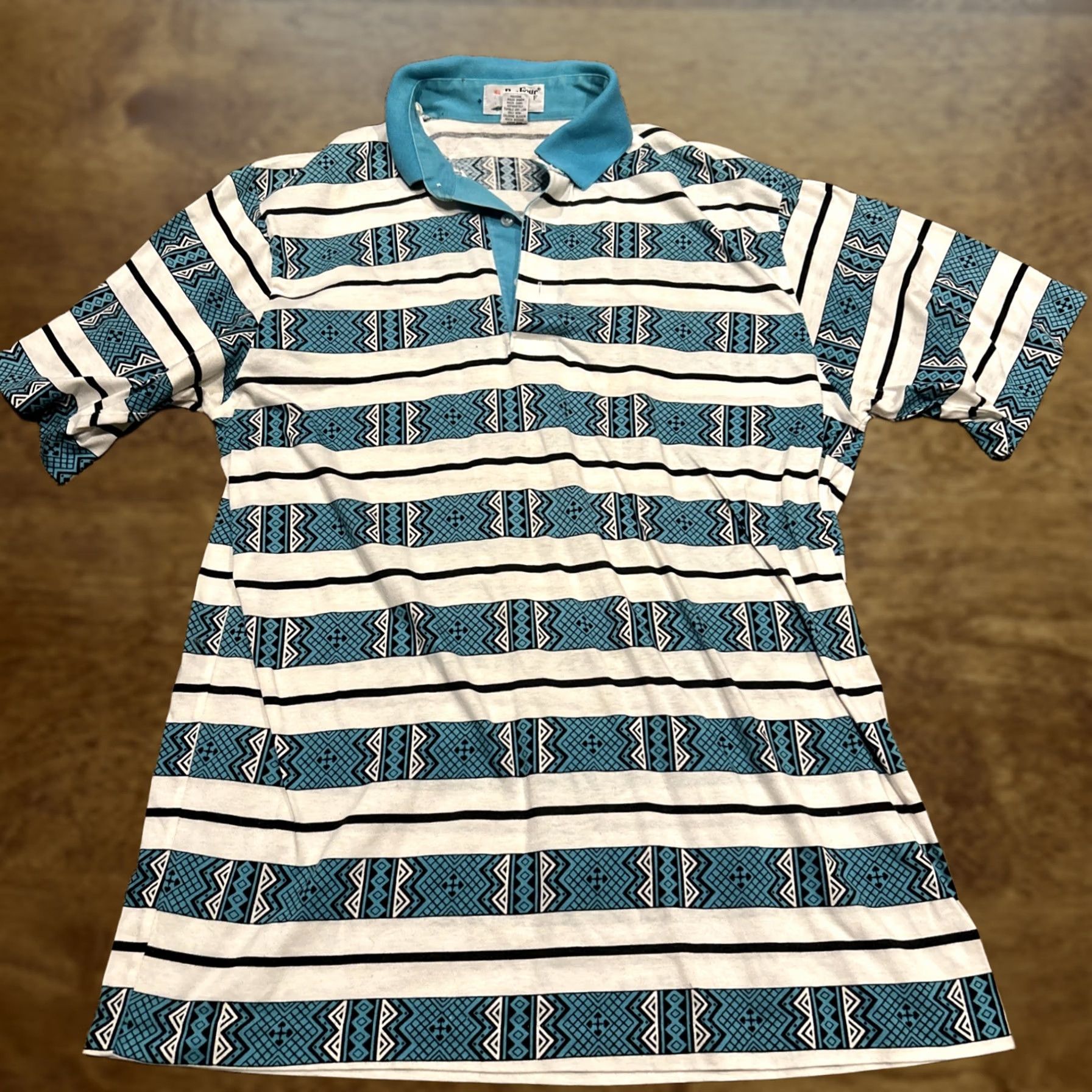 Vintage VINTAGE Par Four Shirt Mens M Novelty Golf Polo Thin All Over Print Dad Preppy A13 Size US M / EU 48-50 / 2 - 1 Thumbnail