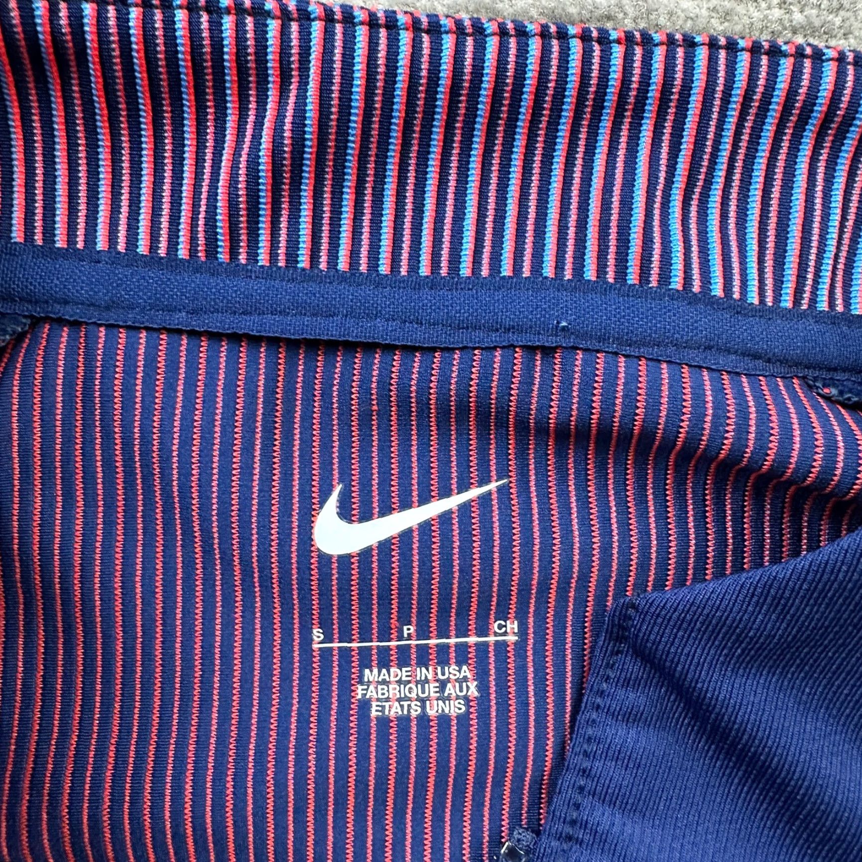 Nike Nike Pro Elite 2023 Half Zip Track Jersey Small Blue Made In USA Mens Size US S / EU 44-46 / 1 - 7 Thumbnail