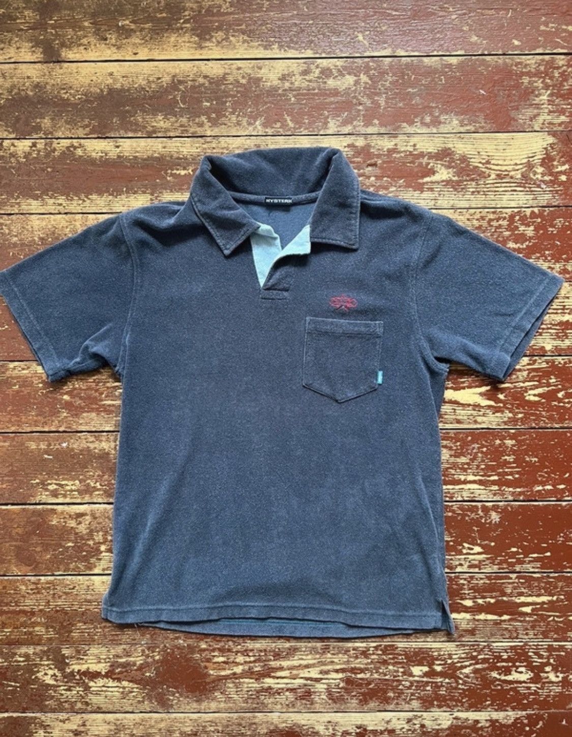 Hysteric Glamour terry cloth polo