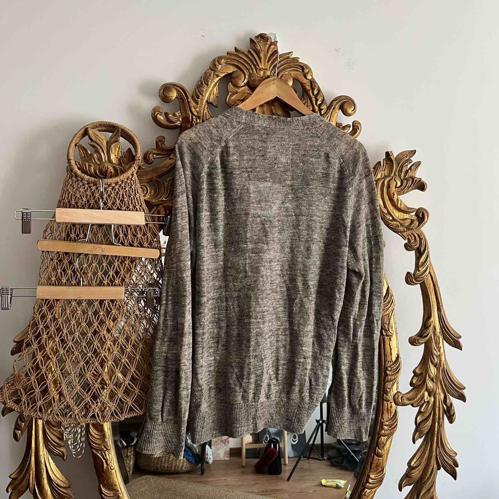 Designer × Japanese Brand × Vlas Blomme Vlas Blomme Kortrijk Cardigan Sz 3 Size US XL / EU 56 / 4 - 2 Thumbnail