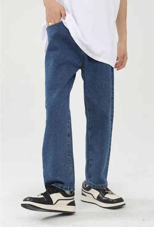 Other Blue trendy casual straight jeans Size US 32 / EU 48 - 7 Thumbnail