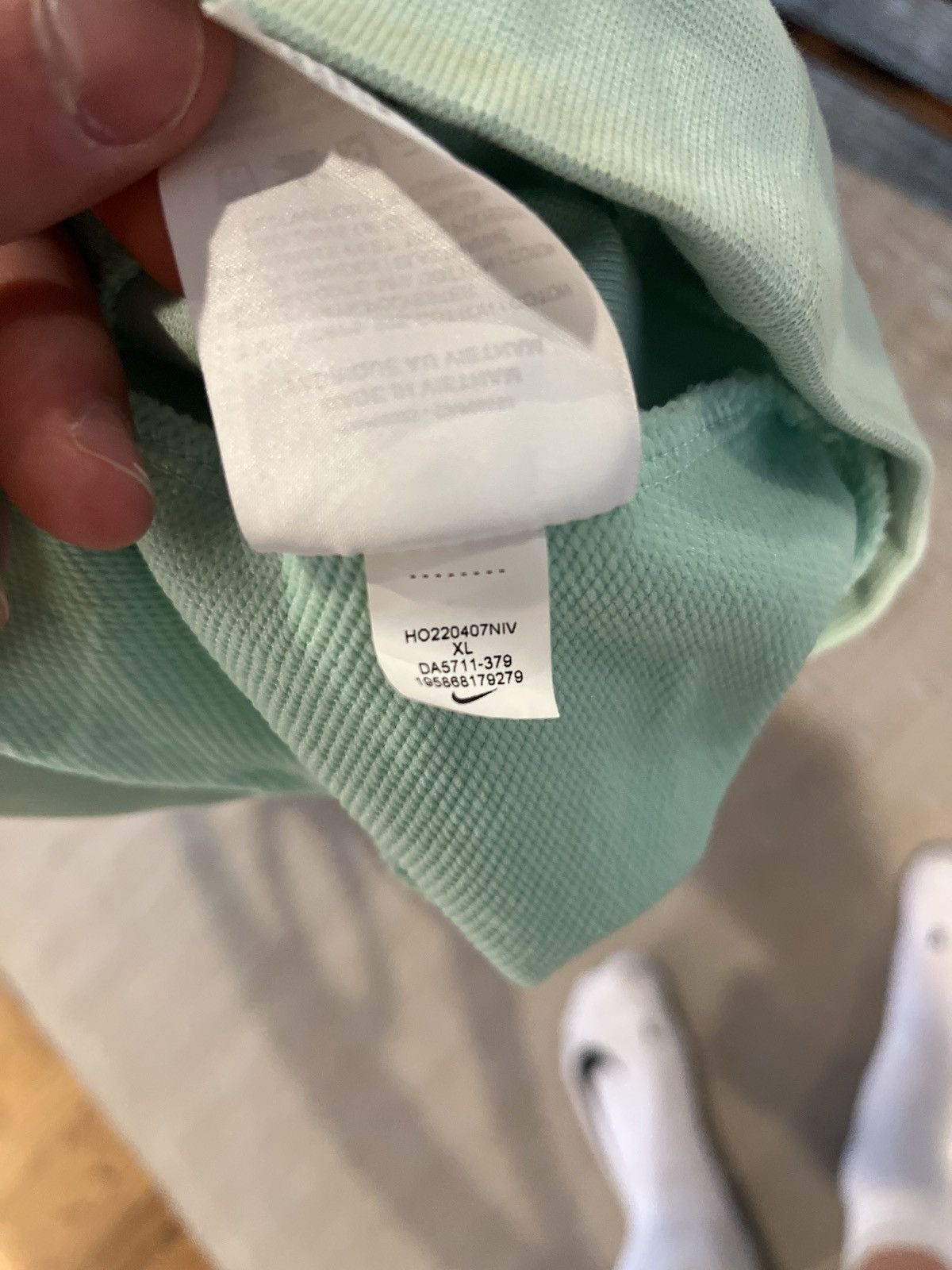 Nike Nike Court hoodie light blue Size US XL / EU 56 / 4 - 6 Thumbnail