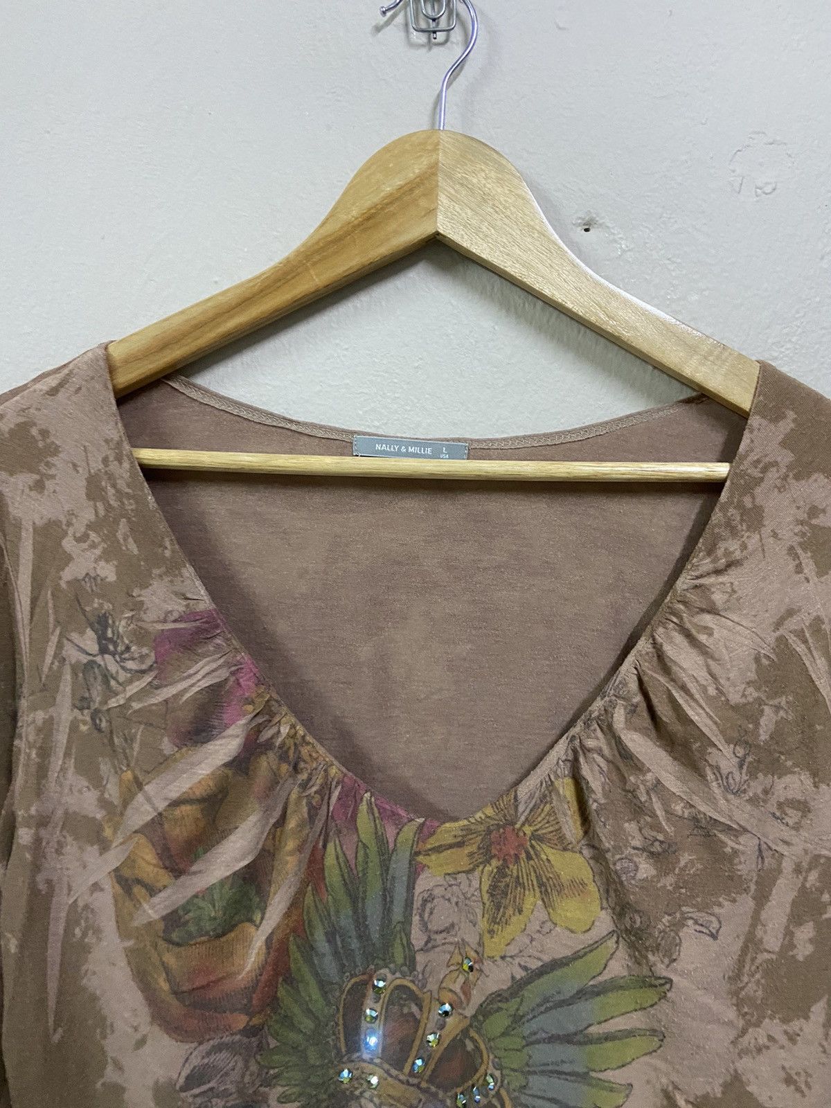 Vintage Nally & Millie affliction Tee Designs Size L / US 10 / IT 46 - 3 Thumbnail