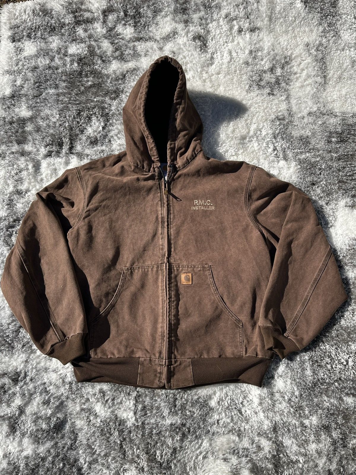 Vintage Carhartt Brown on sale Jacket Size XL