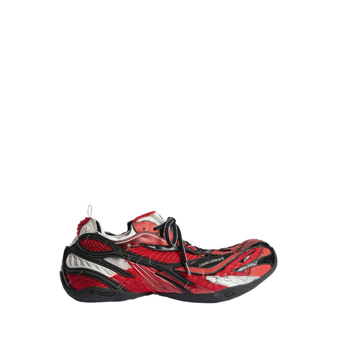 Balenciaga Soleless $1650 Red/Black/White/Silver Sneakers Ne, Men's (Size 8)