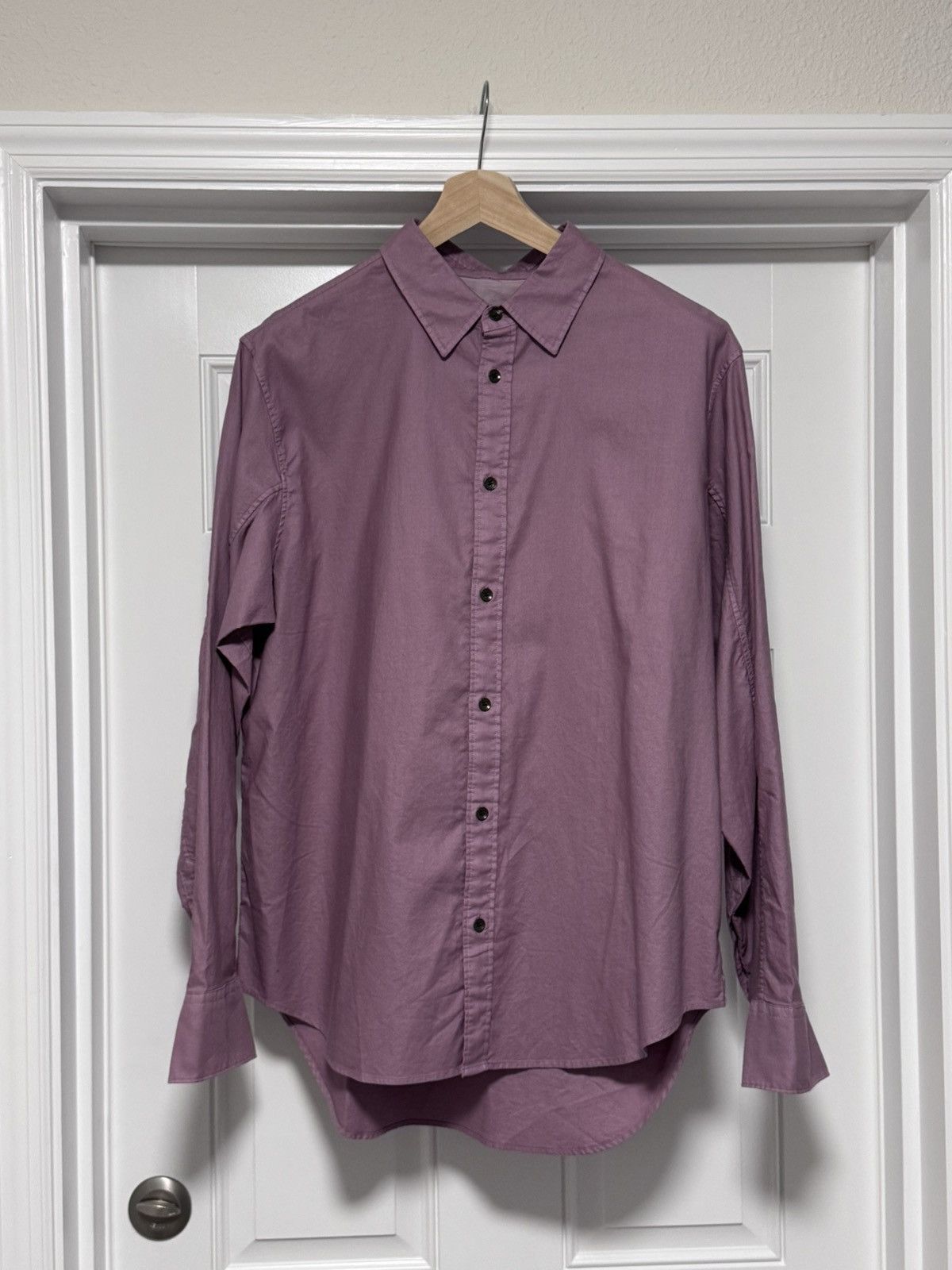 Rag & Bone NWT Rag & Bone Fit 2 Engineered Oxford Shirt XL Berry Pink Size US XL / EU 56 / 4 - 11 Thumbnail