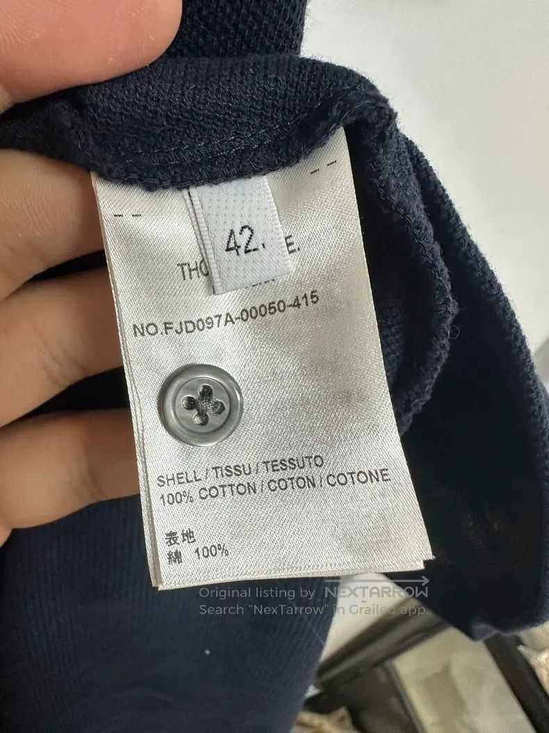Thom Browne Thom Browne Classic Dress, Navy Blue with Red and White St Size M / US 6-8 / IT 42-44 - 5 Thumbnail