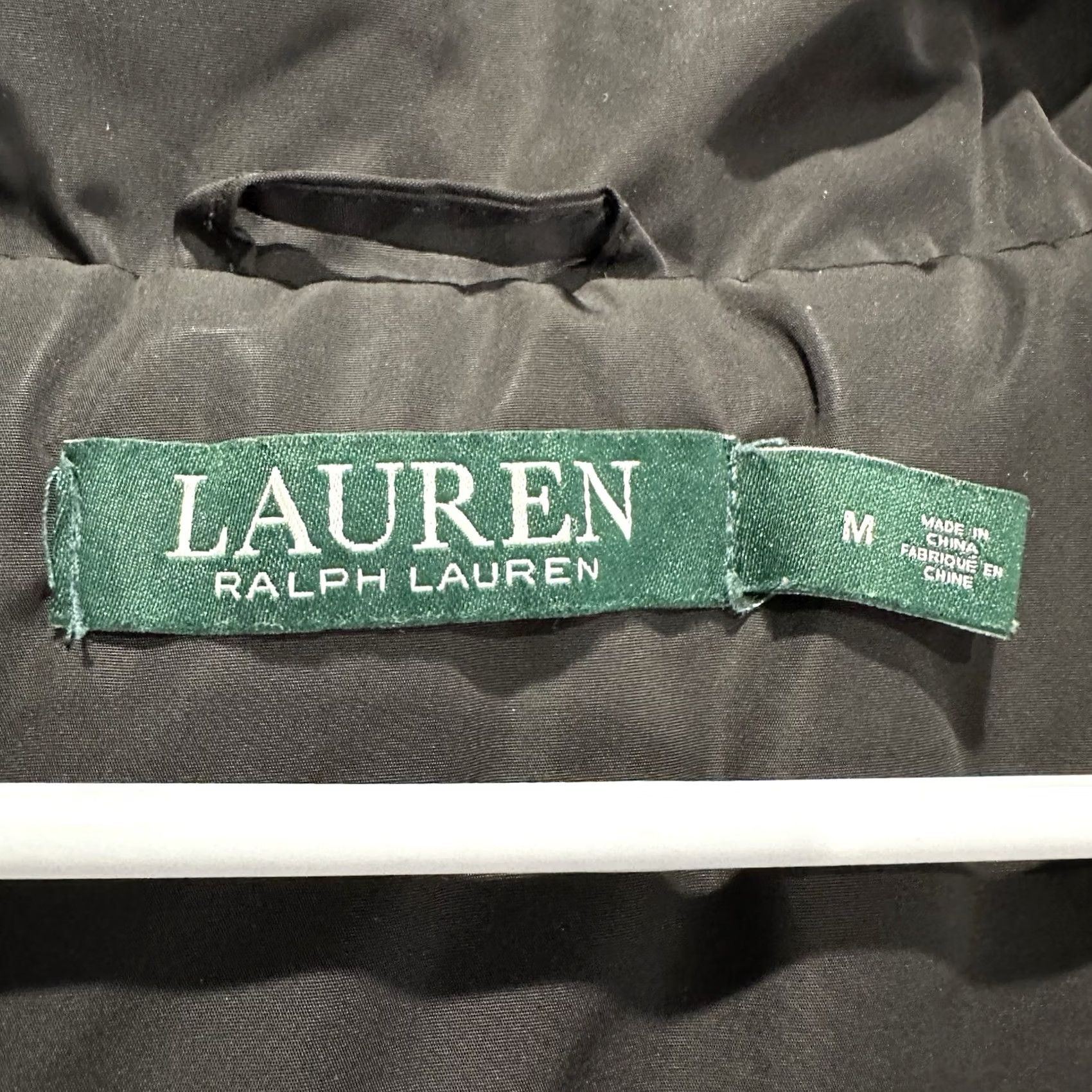 Ralph Lauren Ralph Lauren Jacket Womens Medium Black Memory Anorak Hooded Zip Long Sleeve Casual Clean Size M / US 6-8 / IT 42-44 - 4 Thumbnail