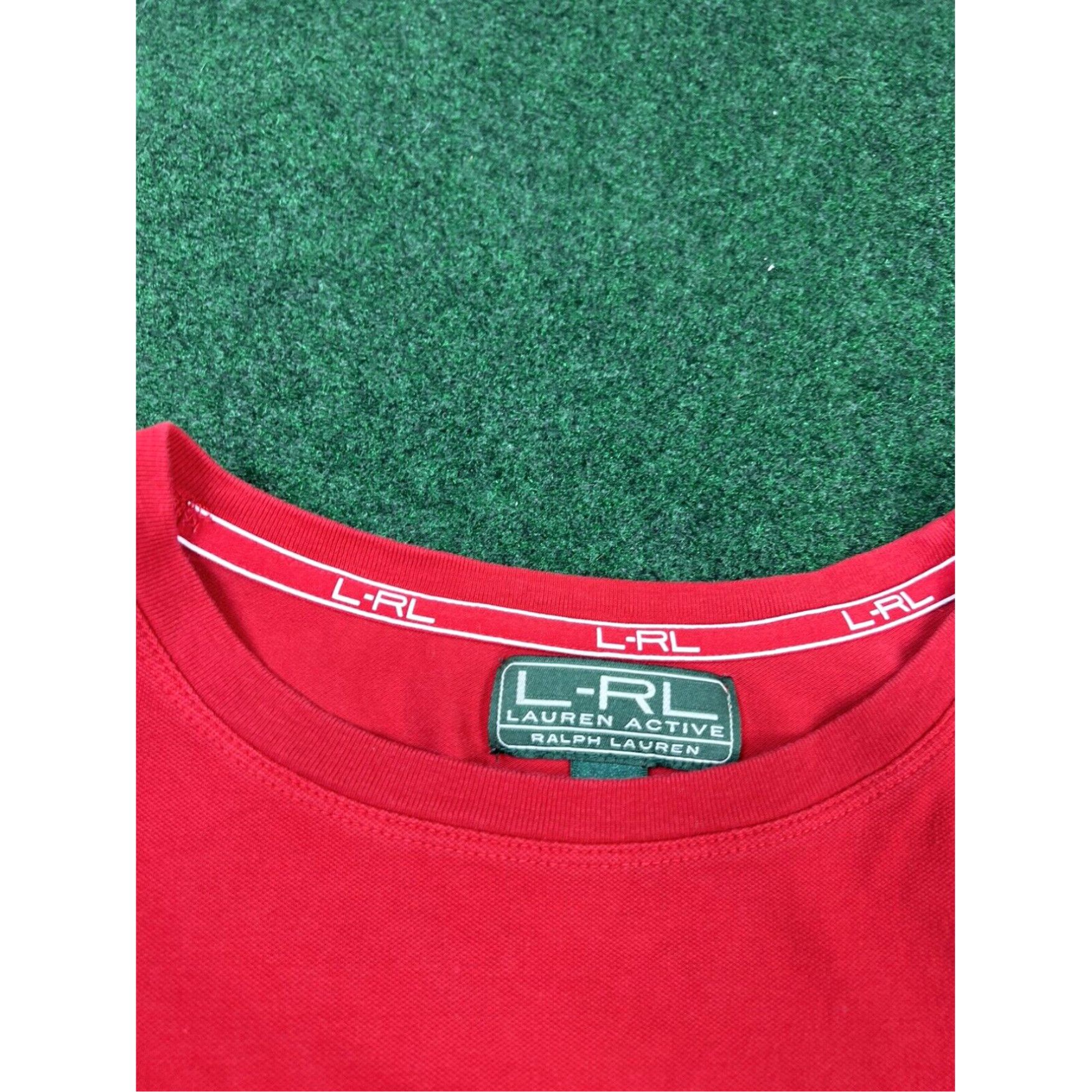 Ralph Lauren Ralph Lauren L-RL Lauren Active Womens Shirt Size XL Red Short Sleeve Logo Size XL / US 12-14 / IT 48-50 - 3 Thumbnail