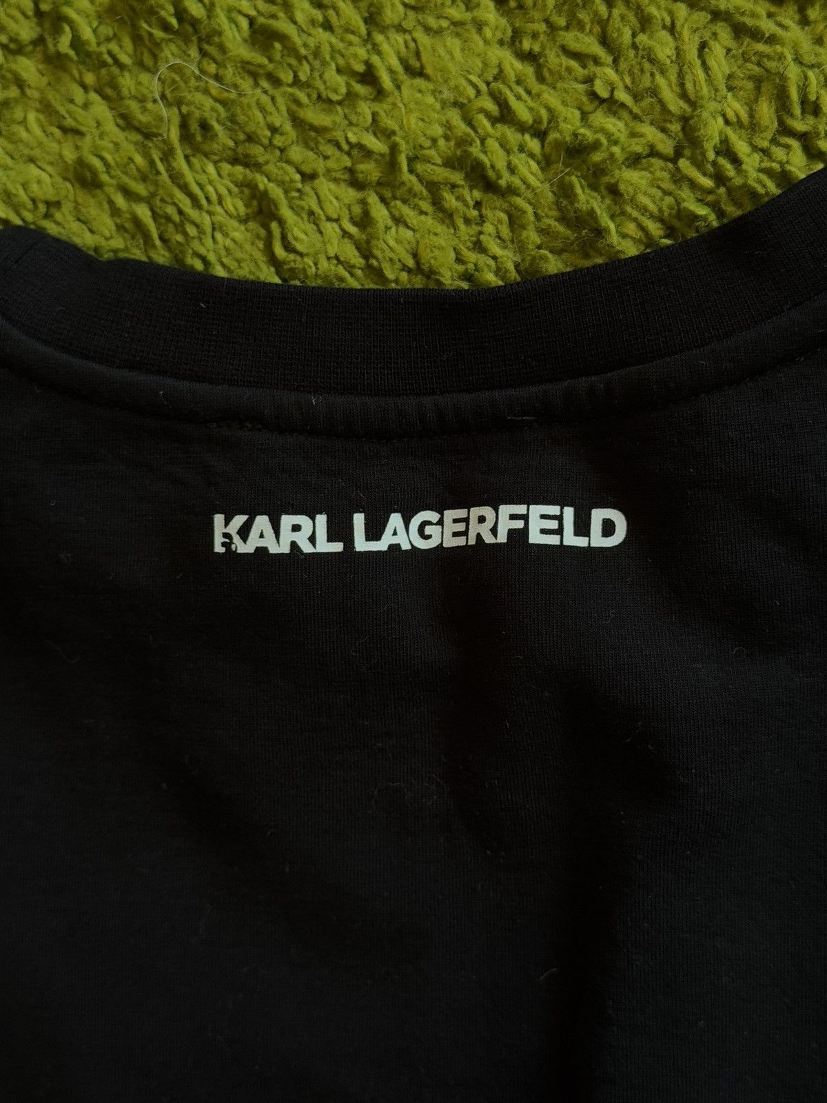 Designer × Karl Lagerfeld Karl Lagerfeld centre logo sweatshirt black Size M / US 6-8 / IT 42-44 - 4 Thumbnail