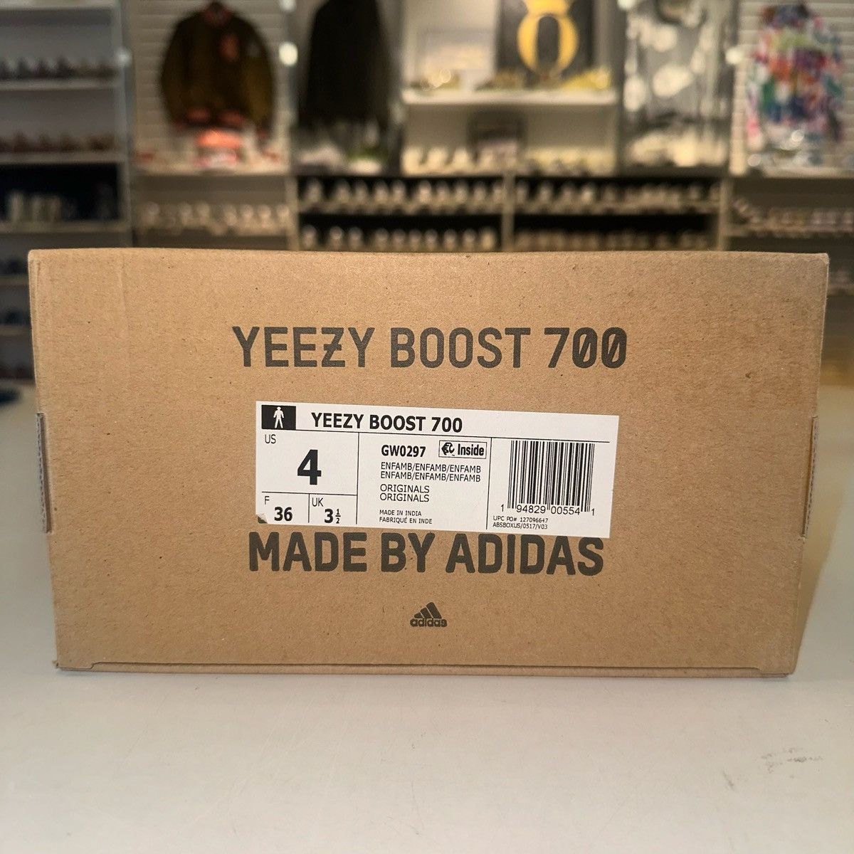 Adidas Size 5.5W (4M) - adidas Yeezy Boost 700 Enflame Amber Size US 5.5 / IT 35.5 - 7 Thumbnail