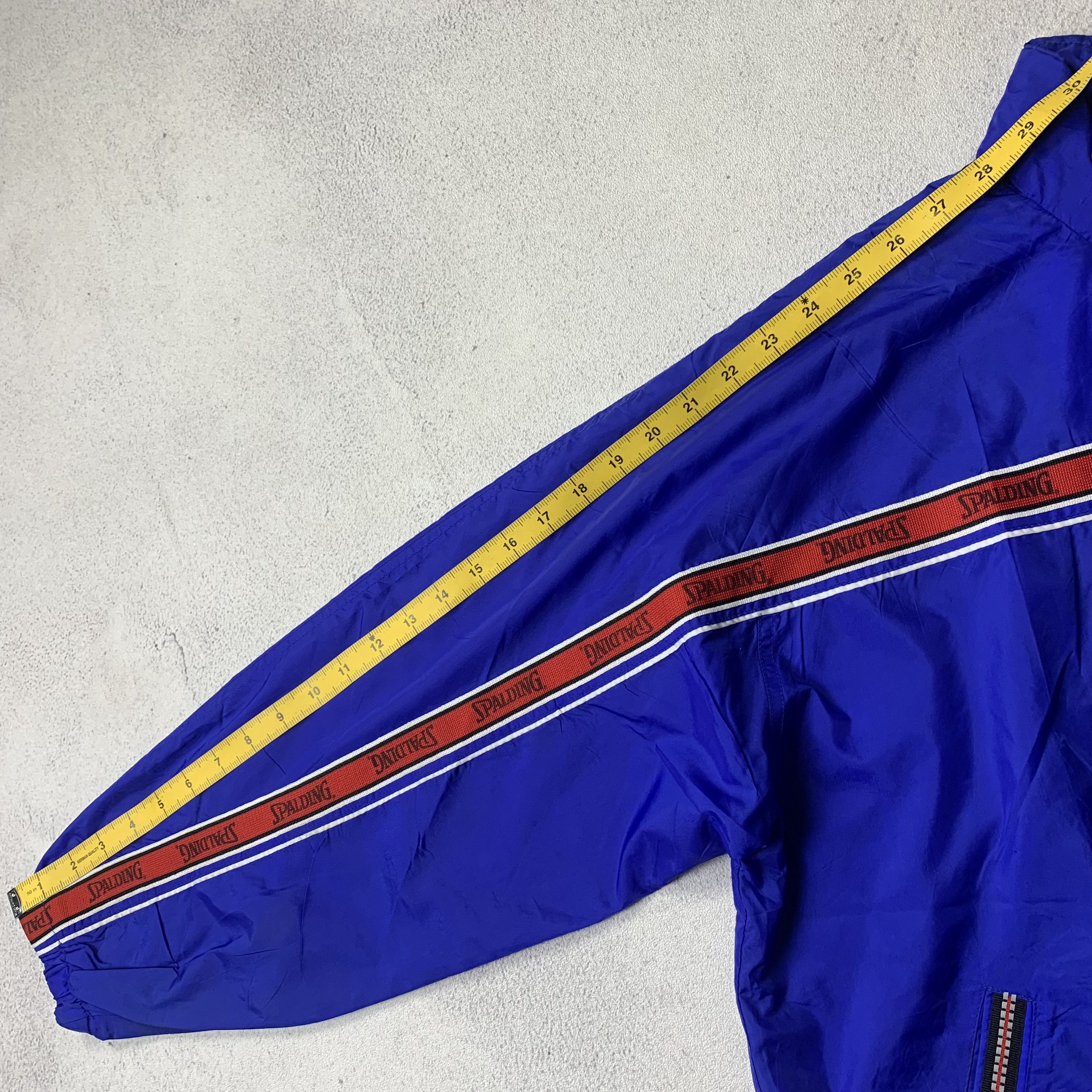 Spalding Vintage 90s Spalding Sports Jacket Hooded Size US S / EU 44-46 / 1 - 9 Thumbnail