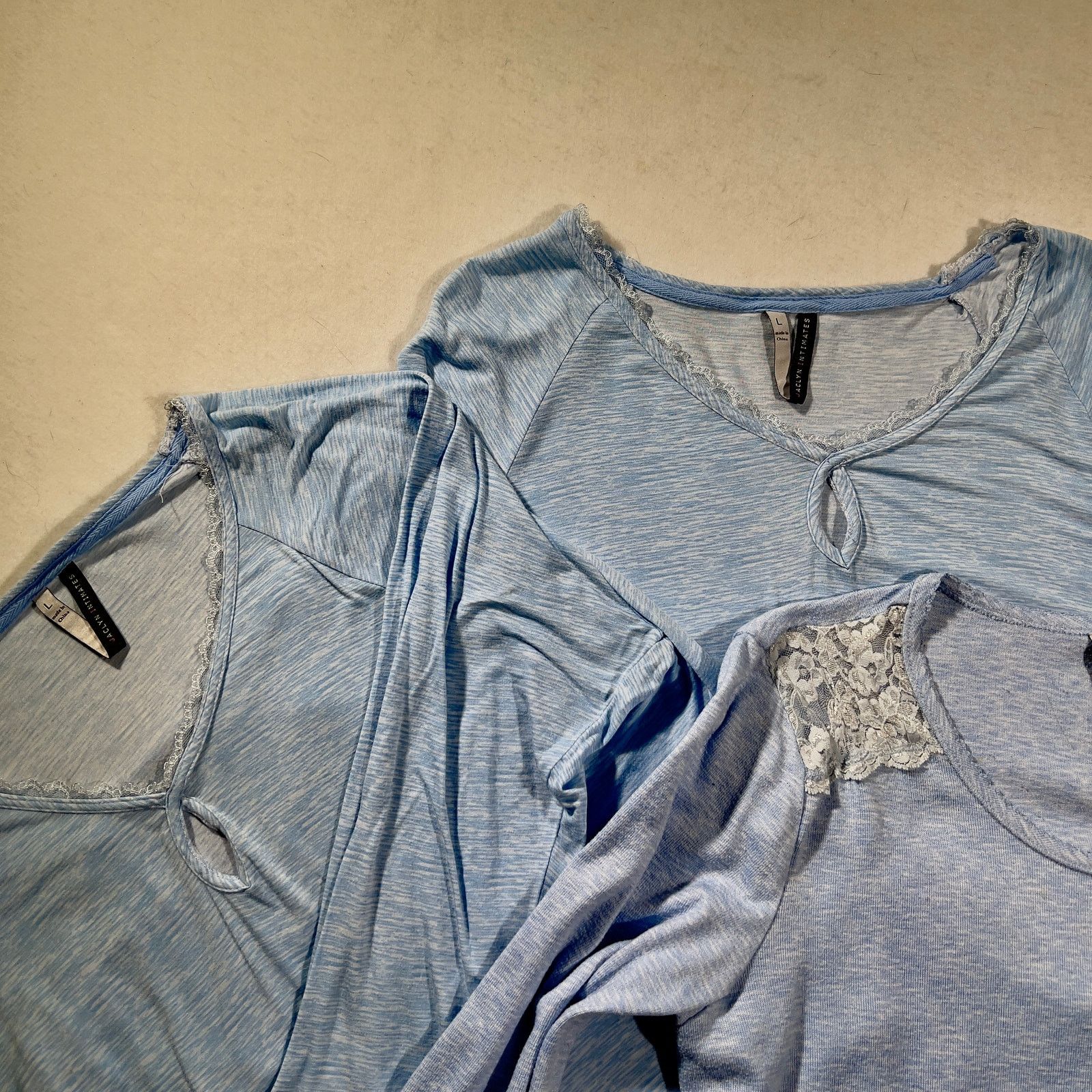 Other Jaclyn Intimates Sleep Shirt Woman's Large LOT OF 3 Tops Size ONE SIZE - 5 Thumbnail