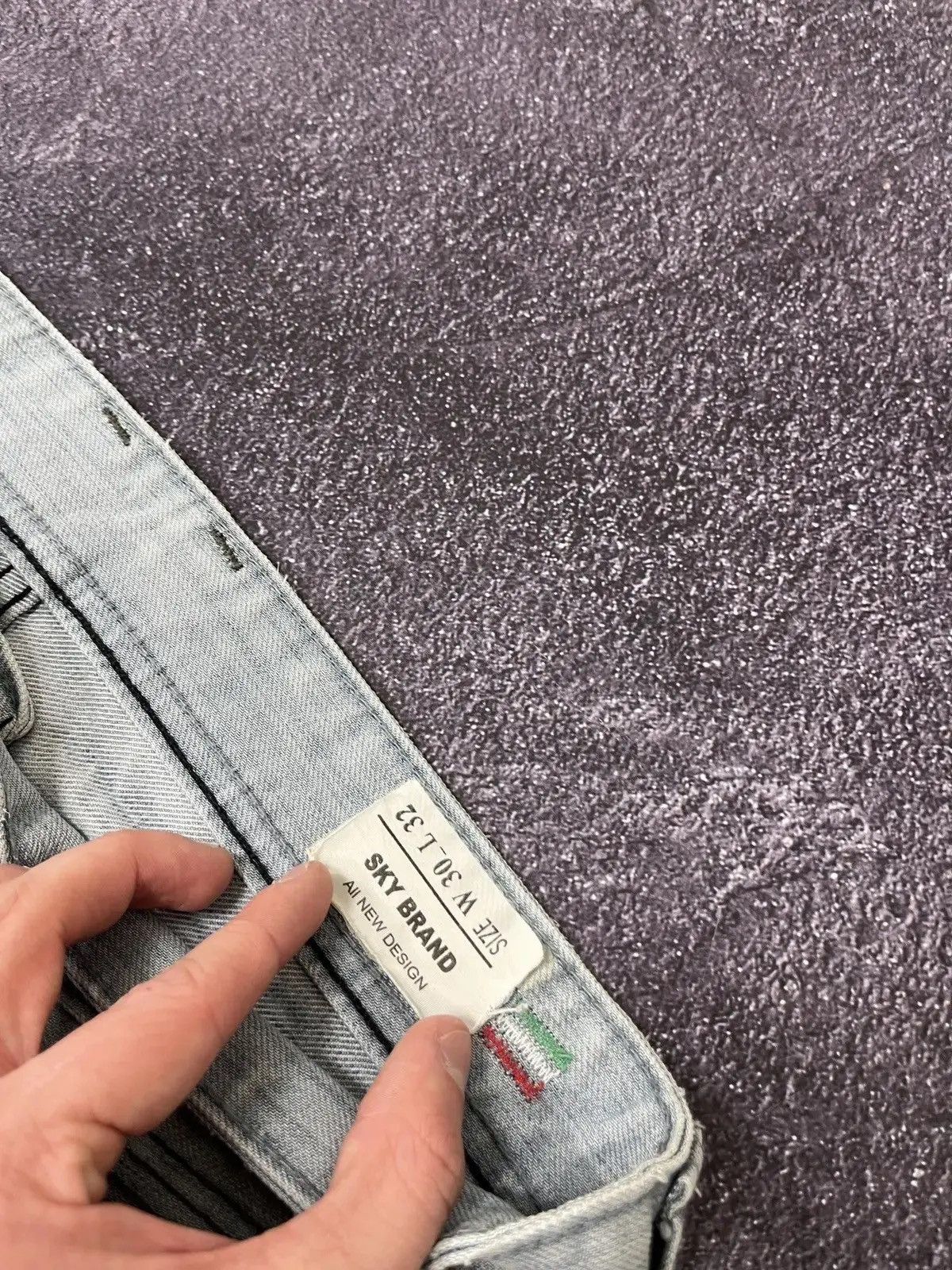 Diesel × Vintage Vintage Diesel Sky Brand Y2K Light Blue Avant Garde Jeans Size US 30 / EU 46 - 9 Thumbnail