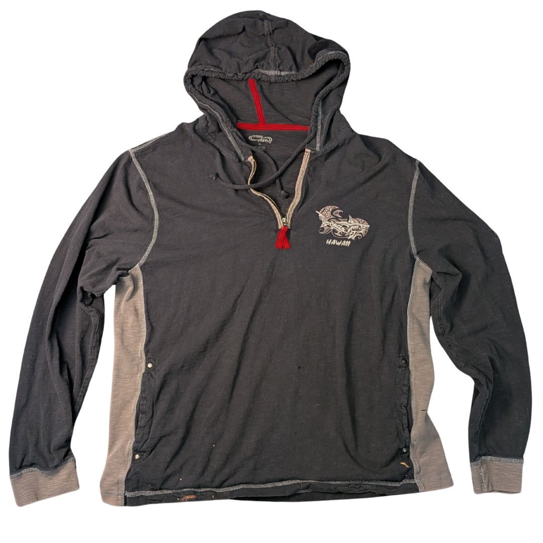 Other Crazy Shirts Hawaii Graphic Zip-Up Pullover Hoodie | XL Size US XL / EU 56 / 4 - 1 Thumbnail