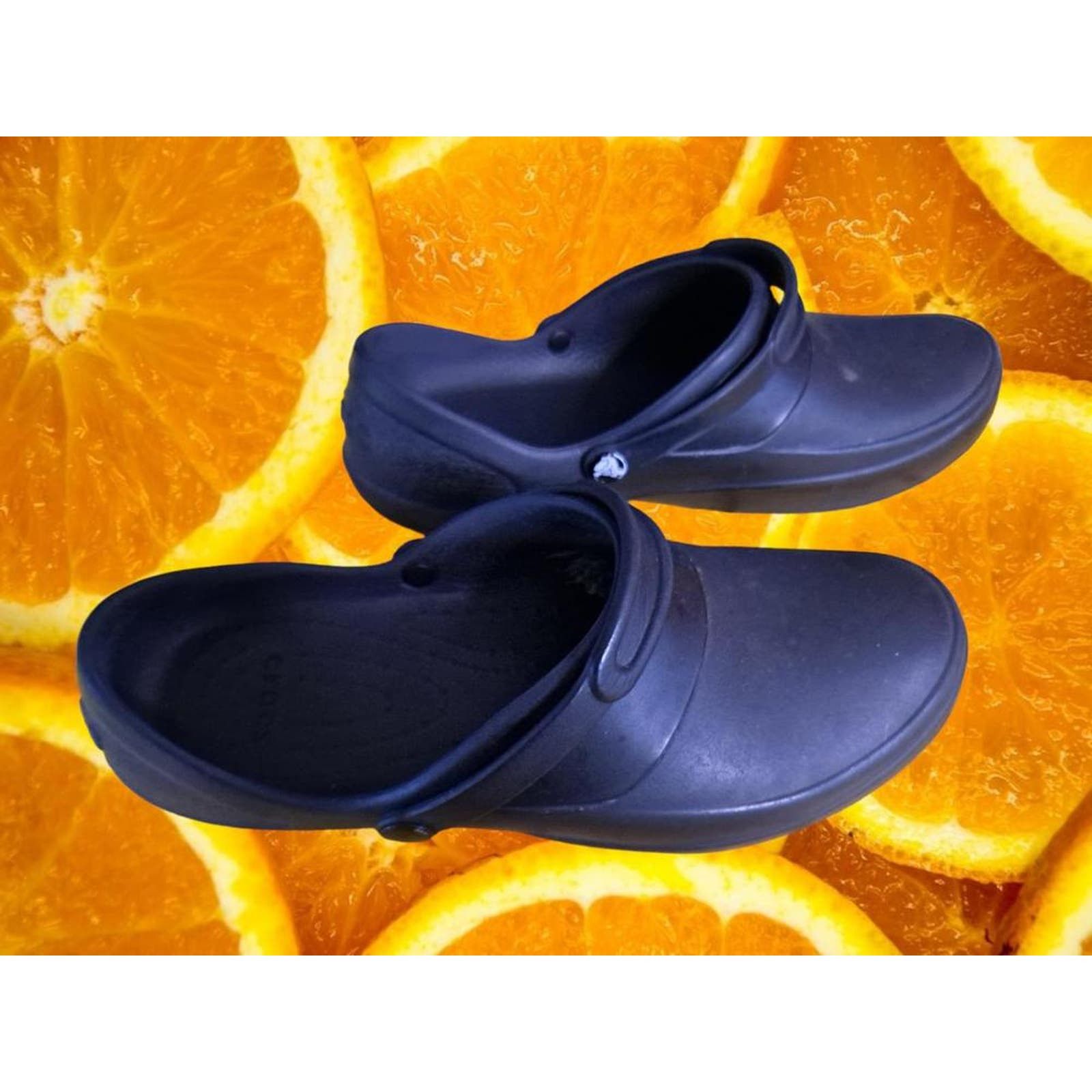 Crocs Black‎ Croc Flat Slip On Shoes Size 10W Size US 10 / IT 40 - 1 Thumbnail