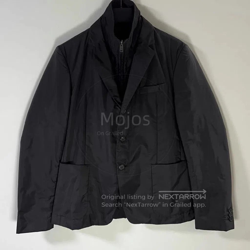 Prada Sz 48 Prada Red Label Nylon Blazer Jacket. Size US M / EU 48-50 / 2 - 2 Thumbnail
