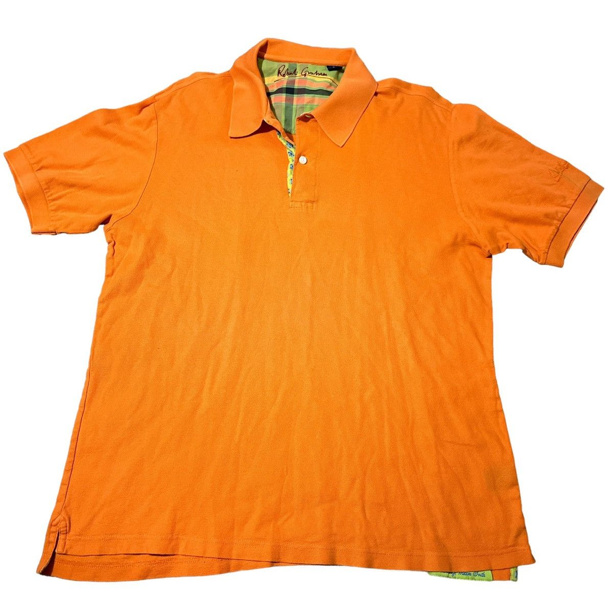 Robert Graham × Vintage Robert Graham Shirt Mens XL Orange Size US XL / EU 56 / 4 - 1 Thumbnail