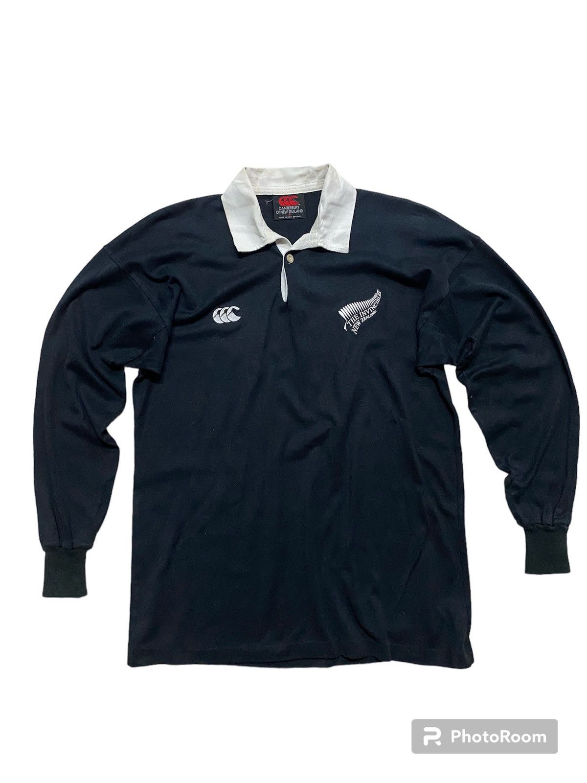 Maillot Rugby Vintage CANTERBURY Rayé Manches Longues - Taille XL - Années 90 - Occasion Très Bon état