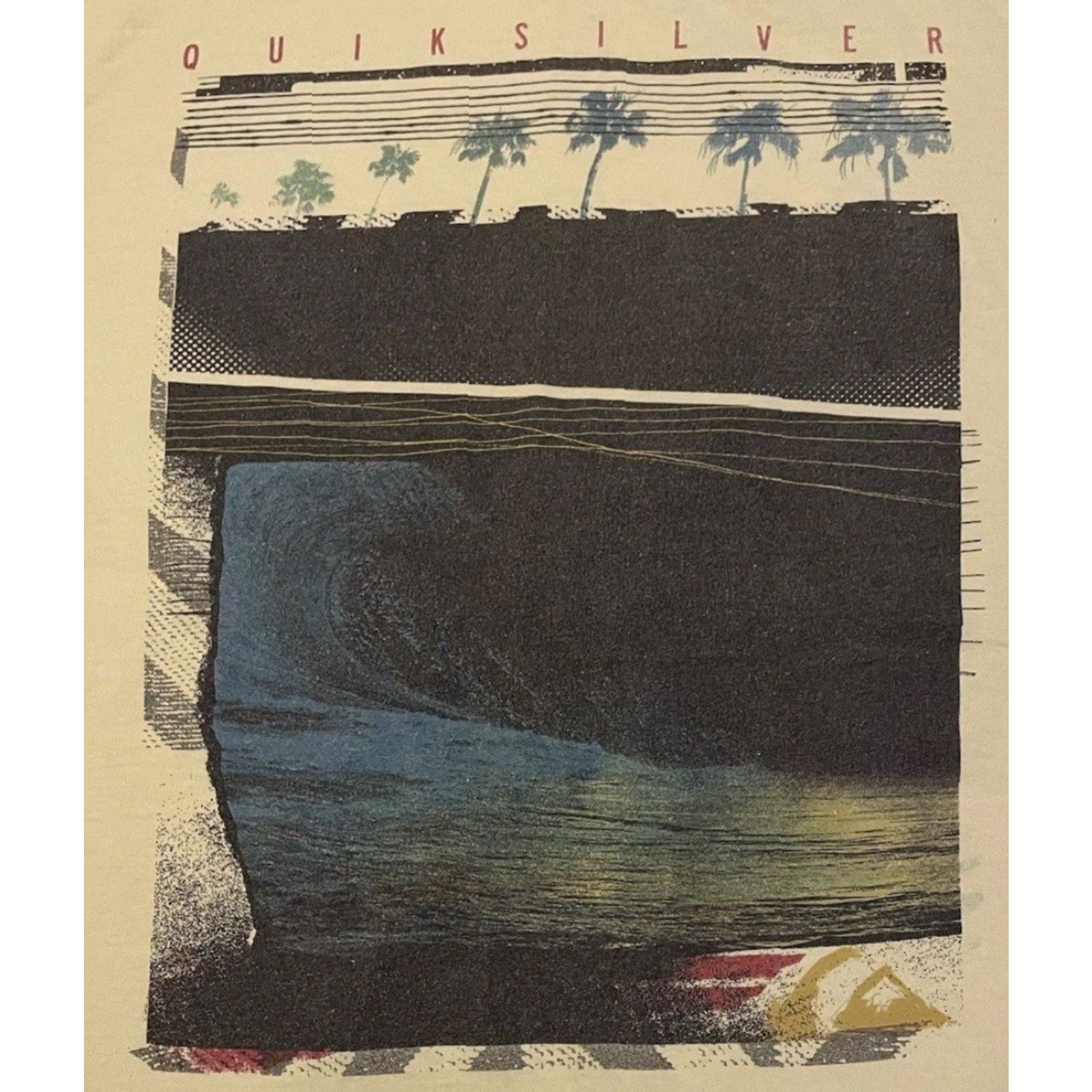Ocean Pacific Vtg Quiksilver Faded Shirt M L Surf Skate Grunge Billabong Gotcha OP TC 90s Y2K Size US M / EU 48-50 / 2 - 2 Thumbnail