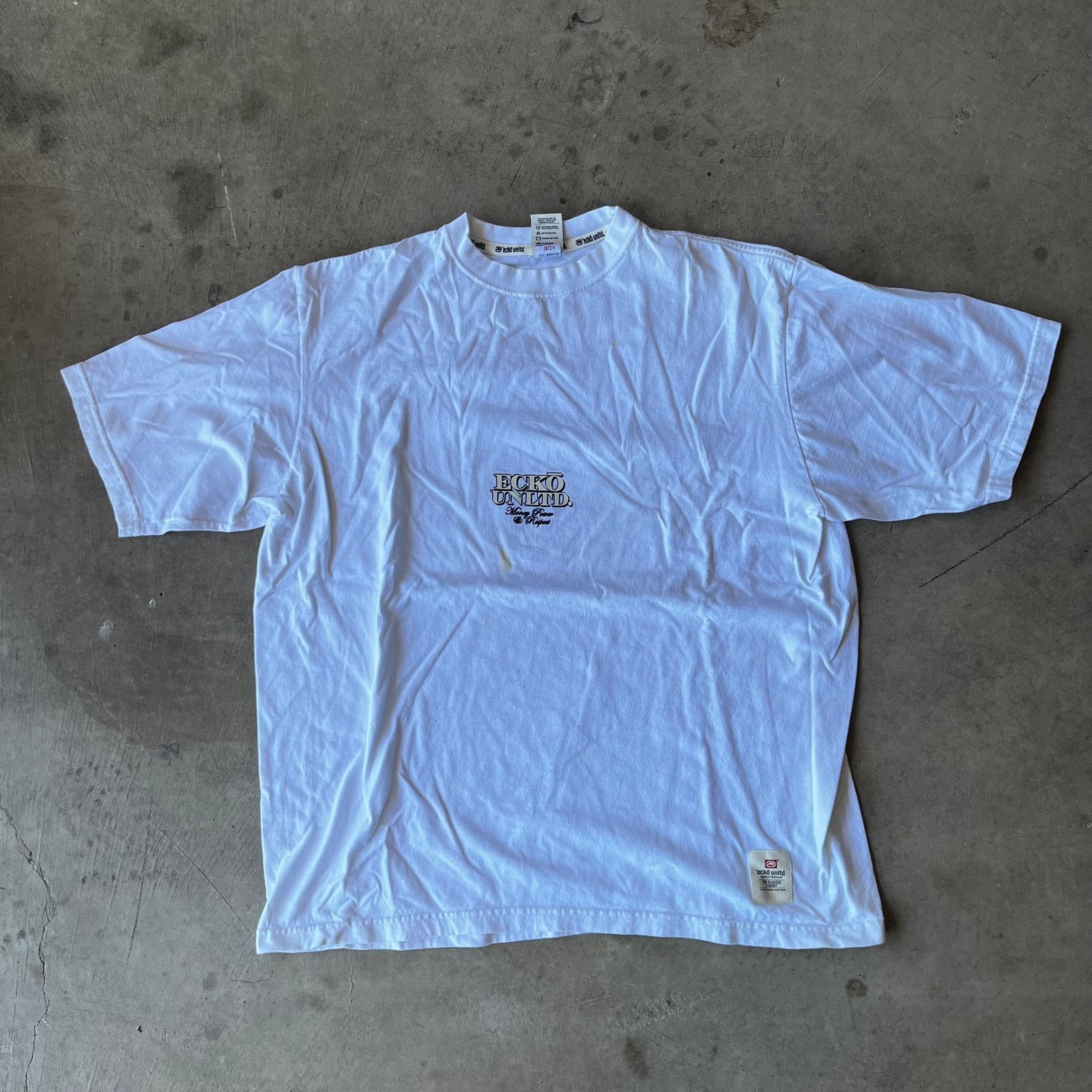 Vintage VINTAGE ECKO UNLTD SHIRT LOGO BRAND 2XL WHITE TEE 00S Y2K Size US XXL / EU 58 / 5 - 1 Thumbnail