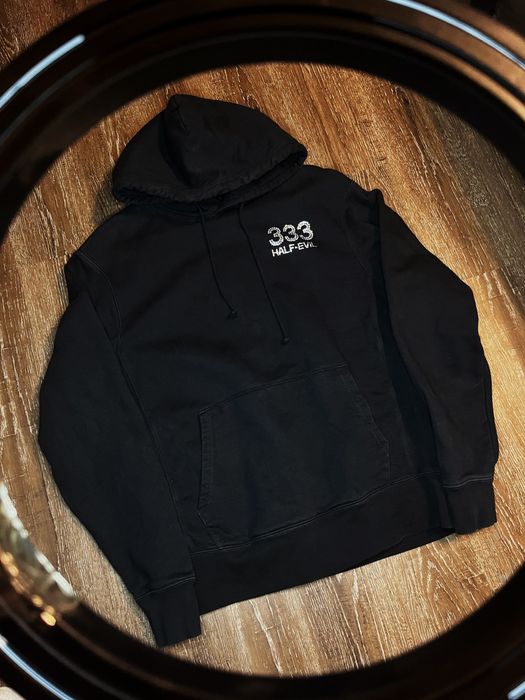 Streetwear HALF EVIL 333 Rhinestone Hoodie | Grailed