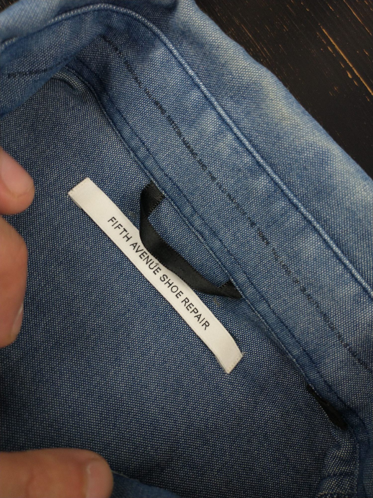 V AVE SHOE REPAIR Fifth Avenue Shoe Repair Shirt Blue Size S Size US S / EU 44-46 / 1 - 3 Thumbnail