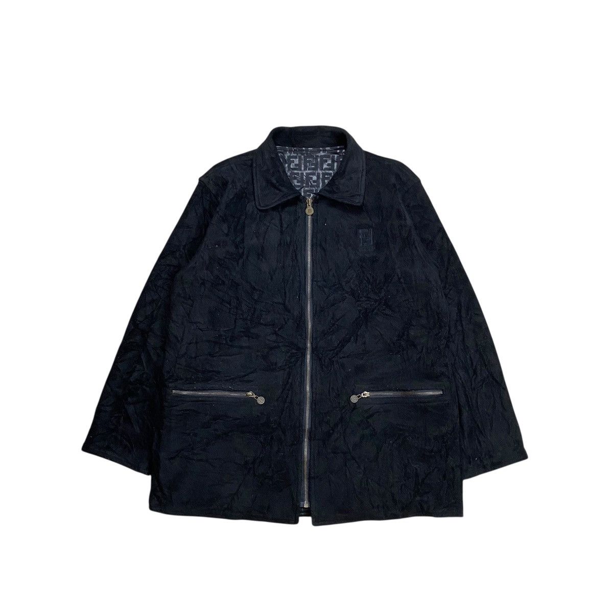 Fendi Fendi Monogram Reversible Jacket Size US XL / EU 56 / 4 - 5 Thumbnail
