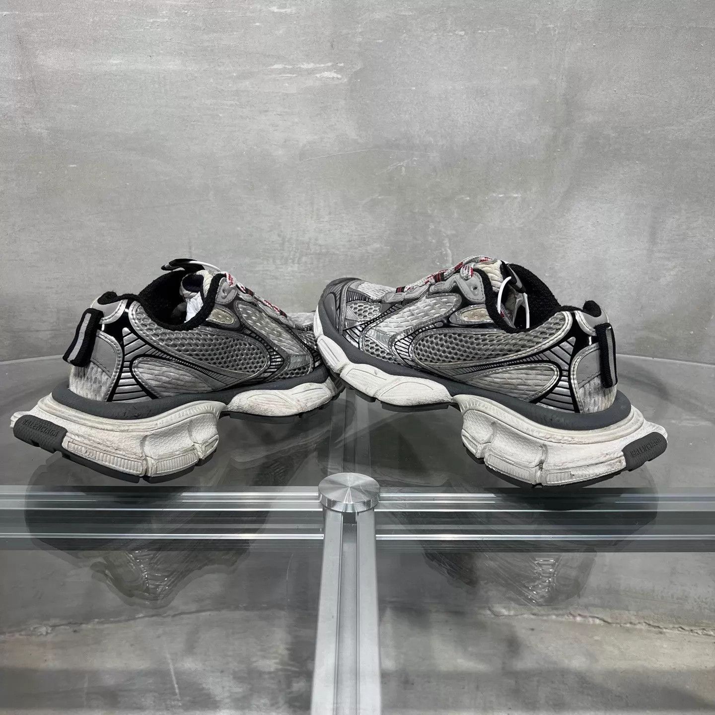 Balenciaga Balenciaga Gray Distressed Dad Sneaker 35W YH24199 Size US 4.5 / IT 34.5 - 5 Thumbnail