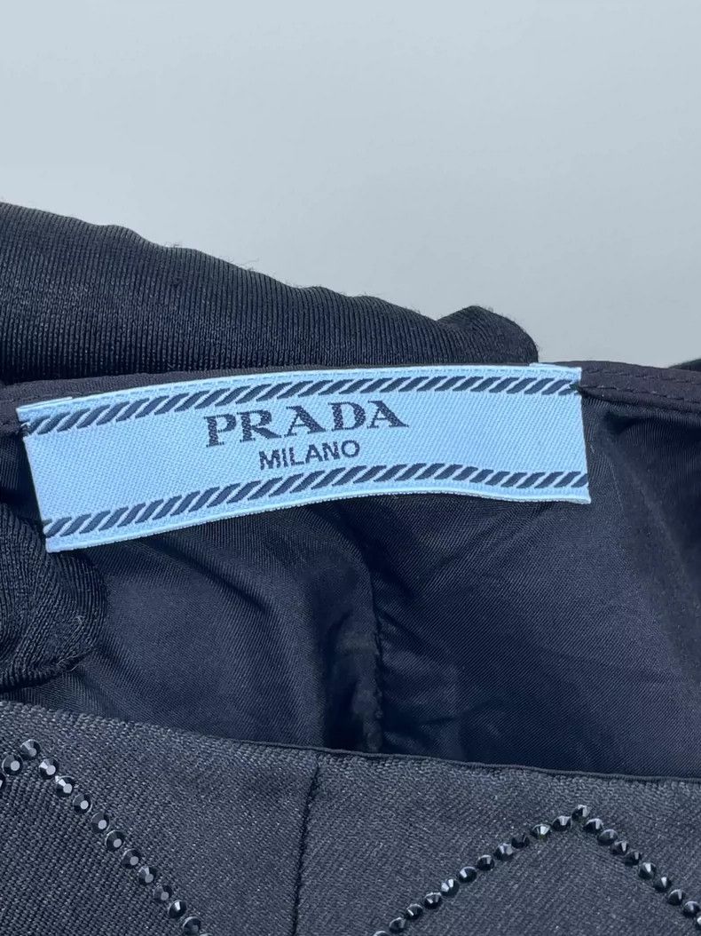 Prada Prada Black diamond hot diamond triangle shorts 2505-Nextar Size 24" / US 00 / IT 34 - 5 Thumbnail