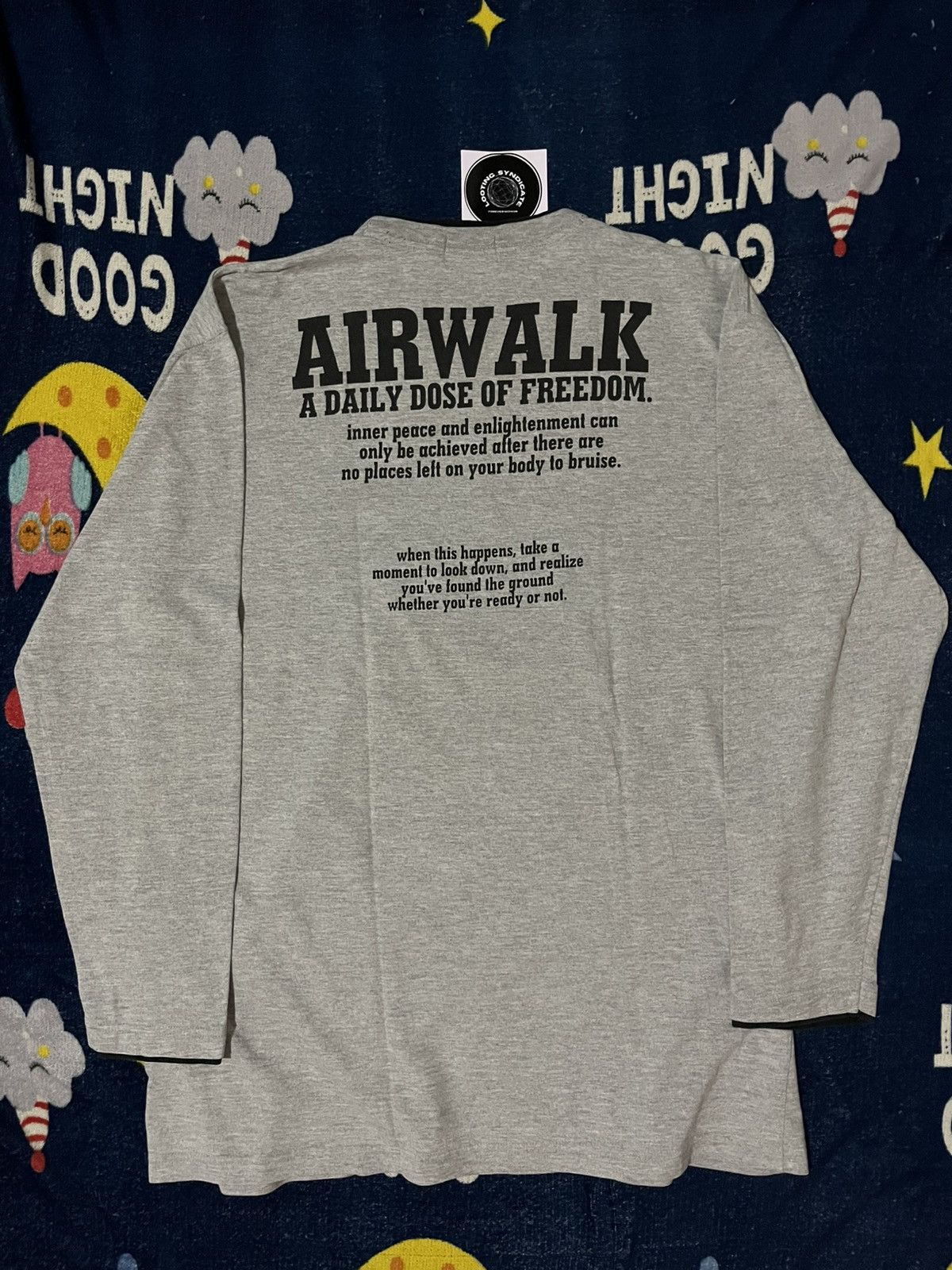 Airwalk Airwalk A Daily Dose Of Freedom Poem Longsleve Tee Size US XXL / EU 58 / 5 - 4 Thumbnail
