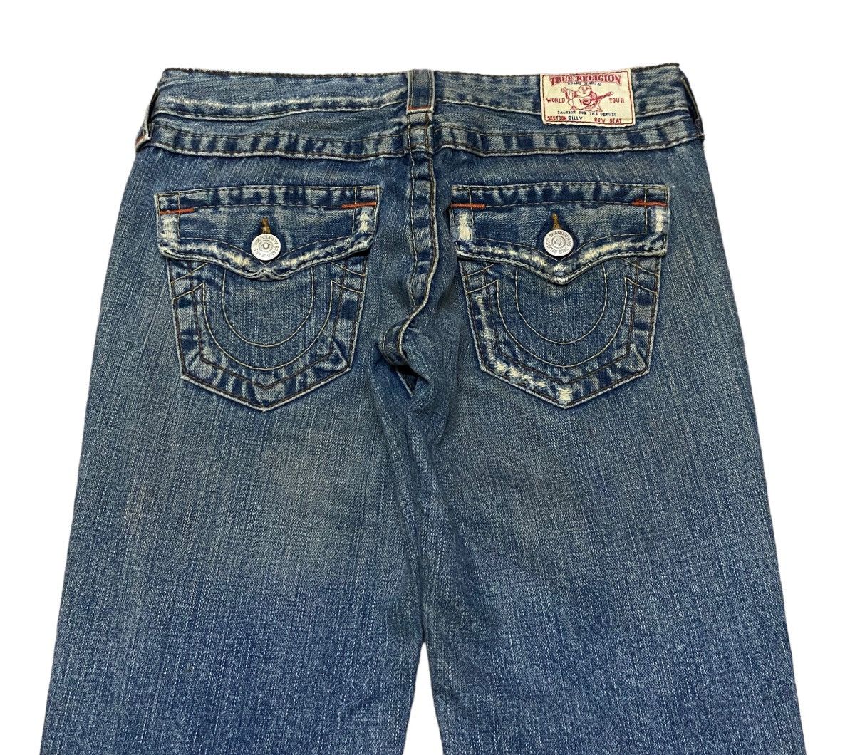 True Religion × Vintage Vintage True Religion Flared Jeans 2000s Size US 34 / EU 50 - 5 Thumbnail