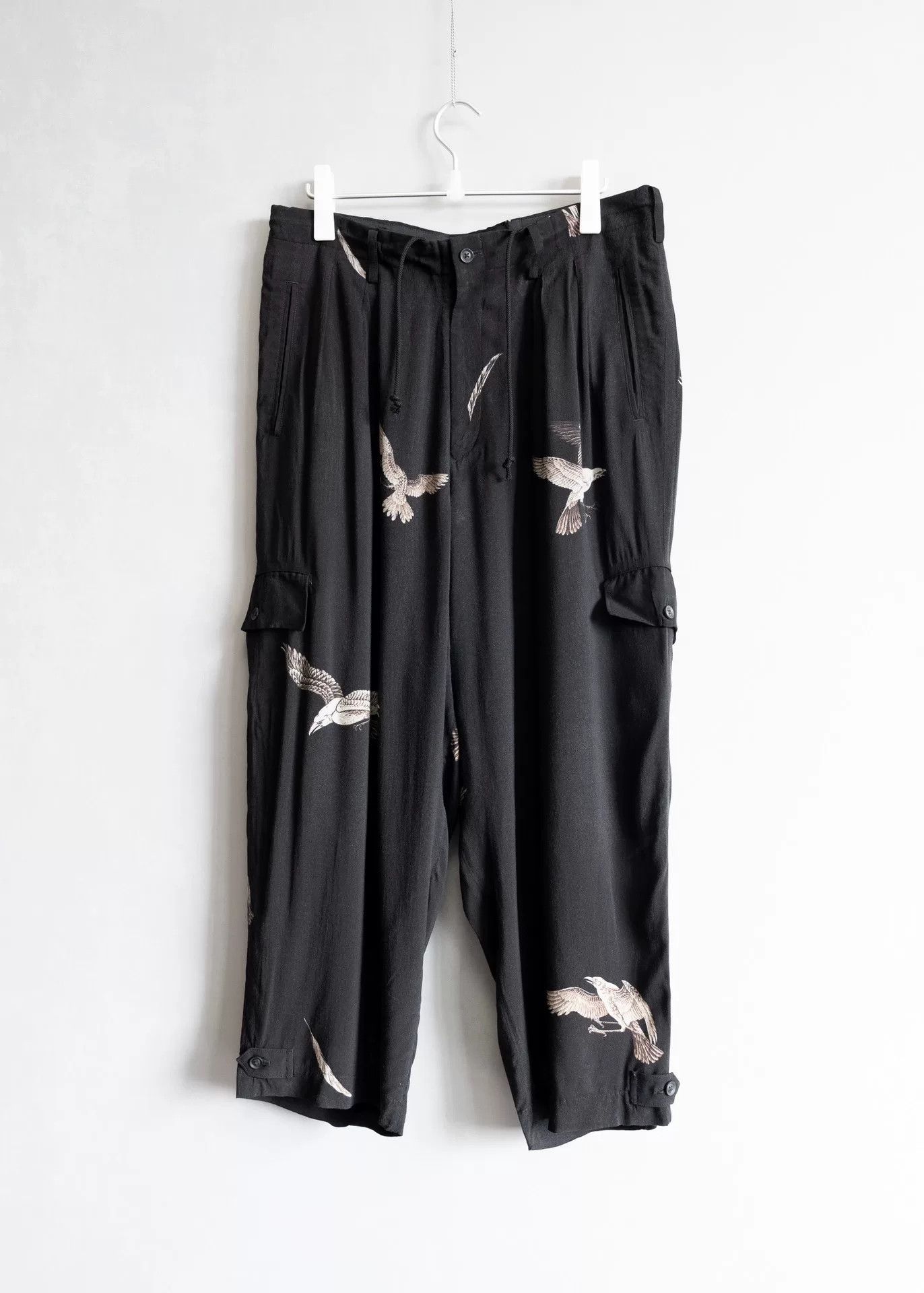 Yohji Yamamoto Yohji Yamamoto Black Crow Military Pants Size US 27 - 1 Thumbnail