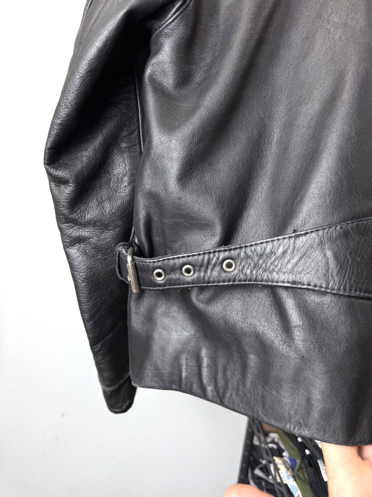 Vintage 1990’s Vintage Bomb Boogie Archive Leather Jacket Stussy Size US M / EU 48-50 / 2 - 11 Thumbnail