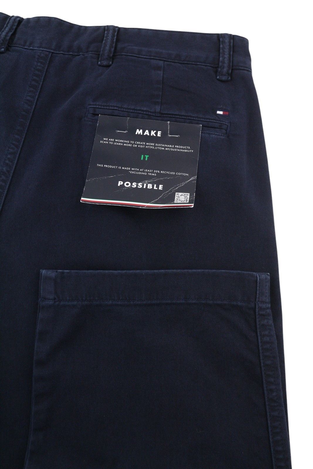 Tommy Hilfiger ARCHIVE CHINO W32/L34 Wide Tapered Pleat Leg Trousers 85137 Size US 32 / EU 48 - 5 Thumbnail
