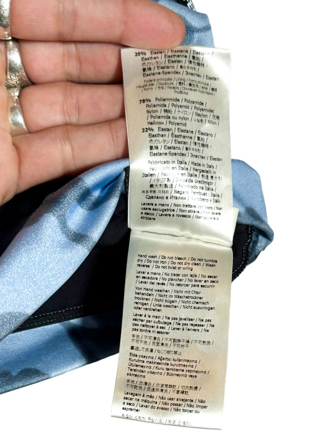 Fendi Fendi Blue Shady Flowers Fitness Top Size M / US 6-8 / IT 42-44 - 9 Thumbnail