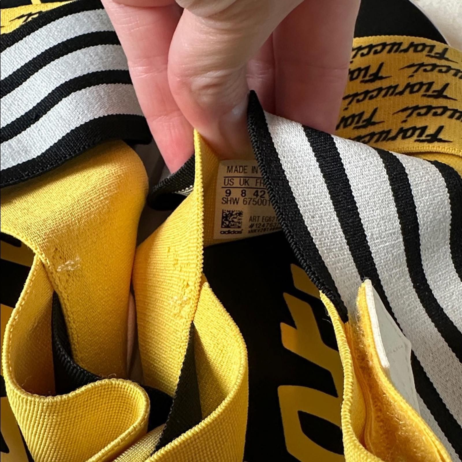 Fiorucci Fiorucci 9 Adidas Rare Platform Yellow STREETWEAR Sandals Size US 9 / IT 39 - 6 Thumbnail