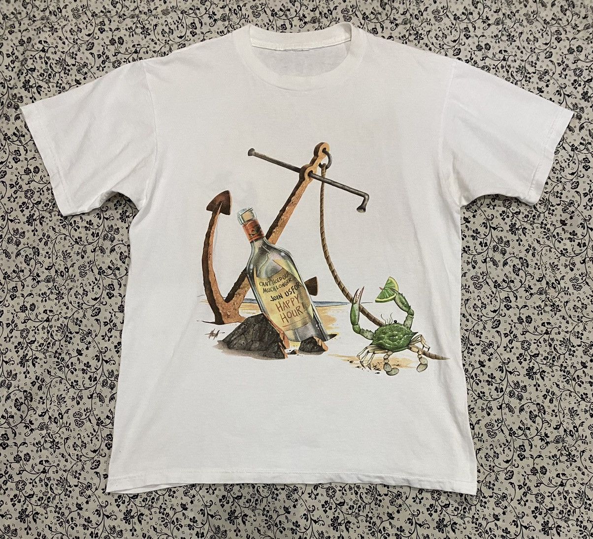 Vintage vtg 1998 carrabien sold tee Size US L / EU 52-54 / 3 - 1 Thumbnail