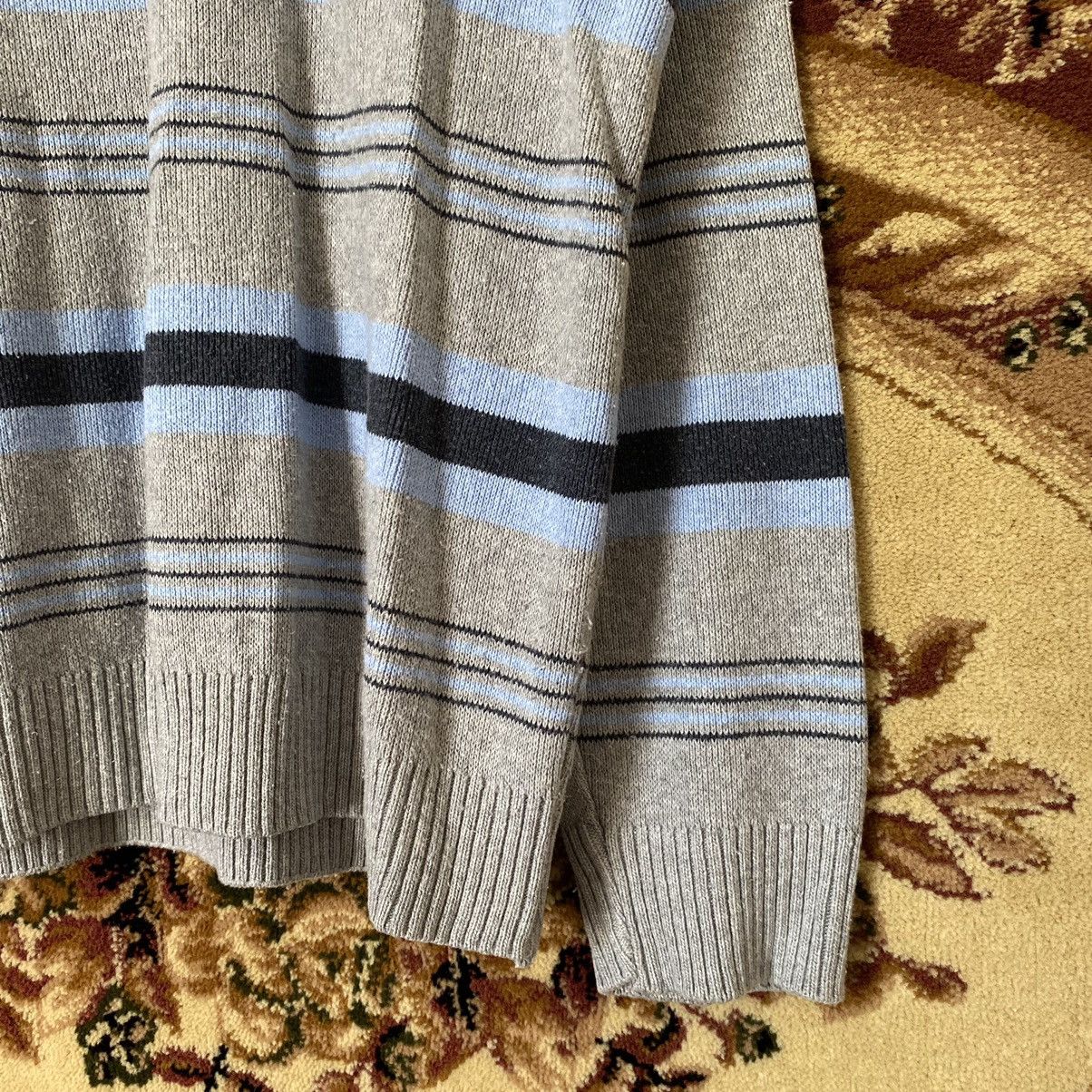 Yohji Yamamoto Y-3 YOHJI YAMAMOTO SWEATER ARCHIVE BIG LOGO STRIPPED Size US M / EU 48-50 / 2 - 7 Thumbnail