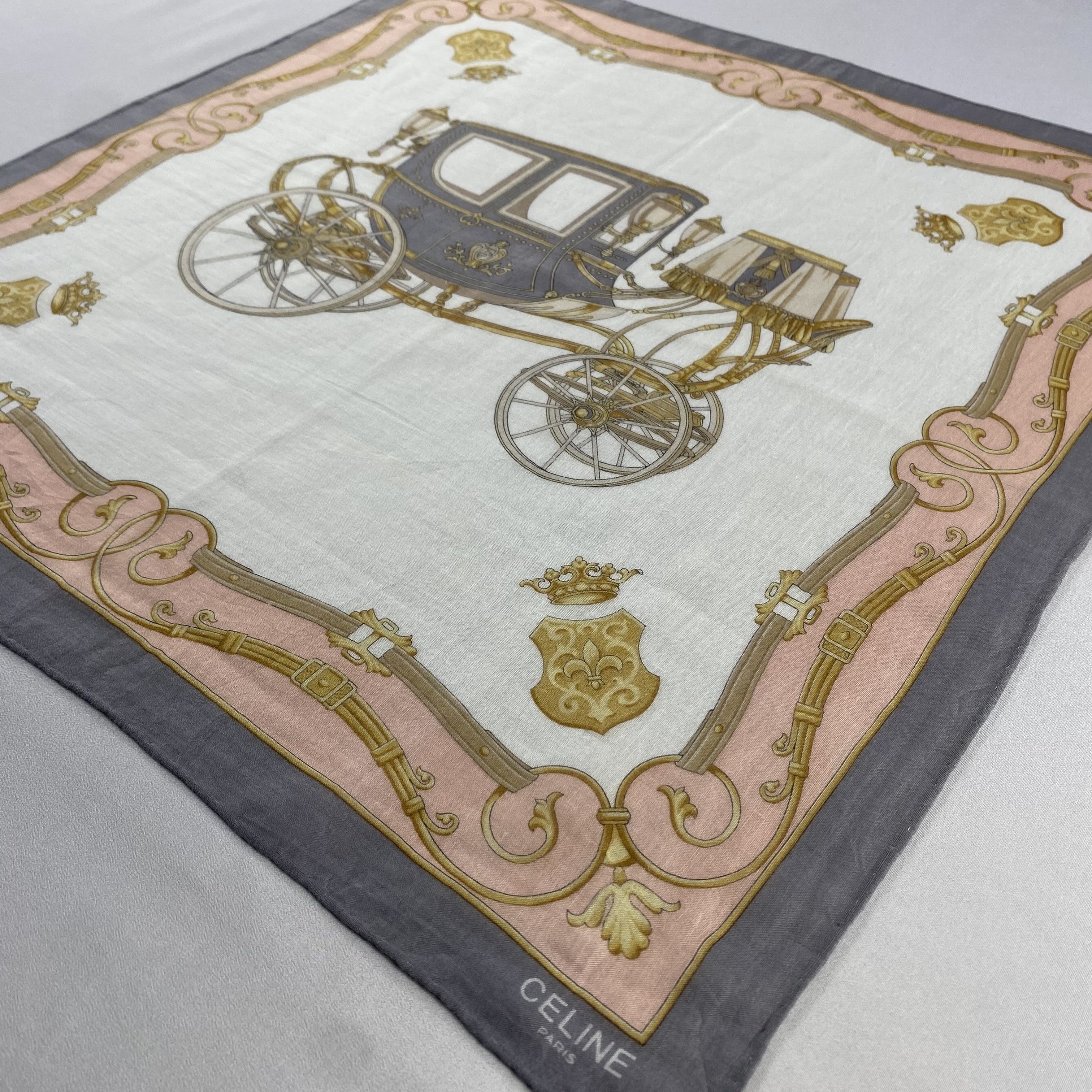 Celine × Vintage Celine Handkerchief / Neckerchief / Bandana-P1057 Size ONE SIZE - 2 Thumbnail