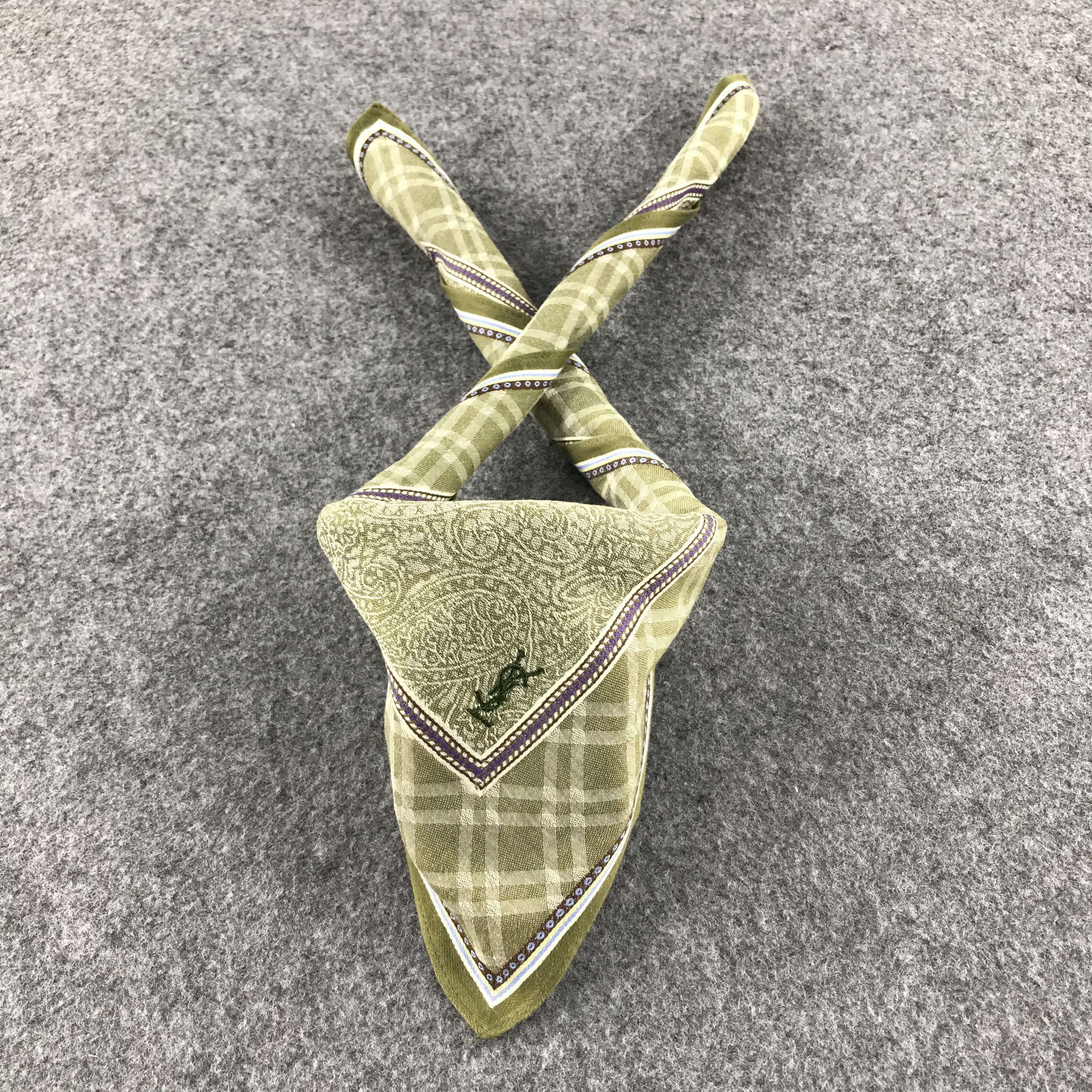 Yves Saint Laurent YSL Paisley Handkerchief Neckerchief Bandana H183 Size ONE SIZE - 1 Thumbnail