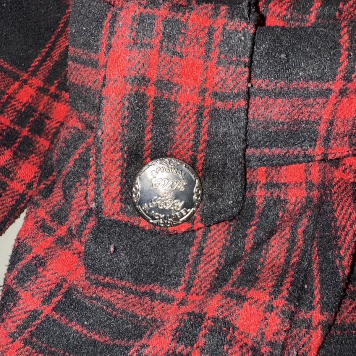 Beauty Beast Seditionaries Punk Gothic Tartan Red Sherpa Shearling Jacket Size US S / EU 44-46 / 1 - 7 Thumbnail