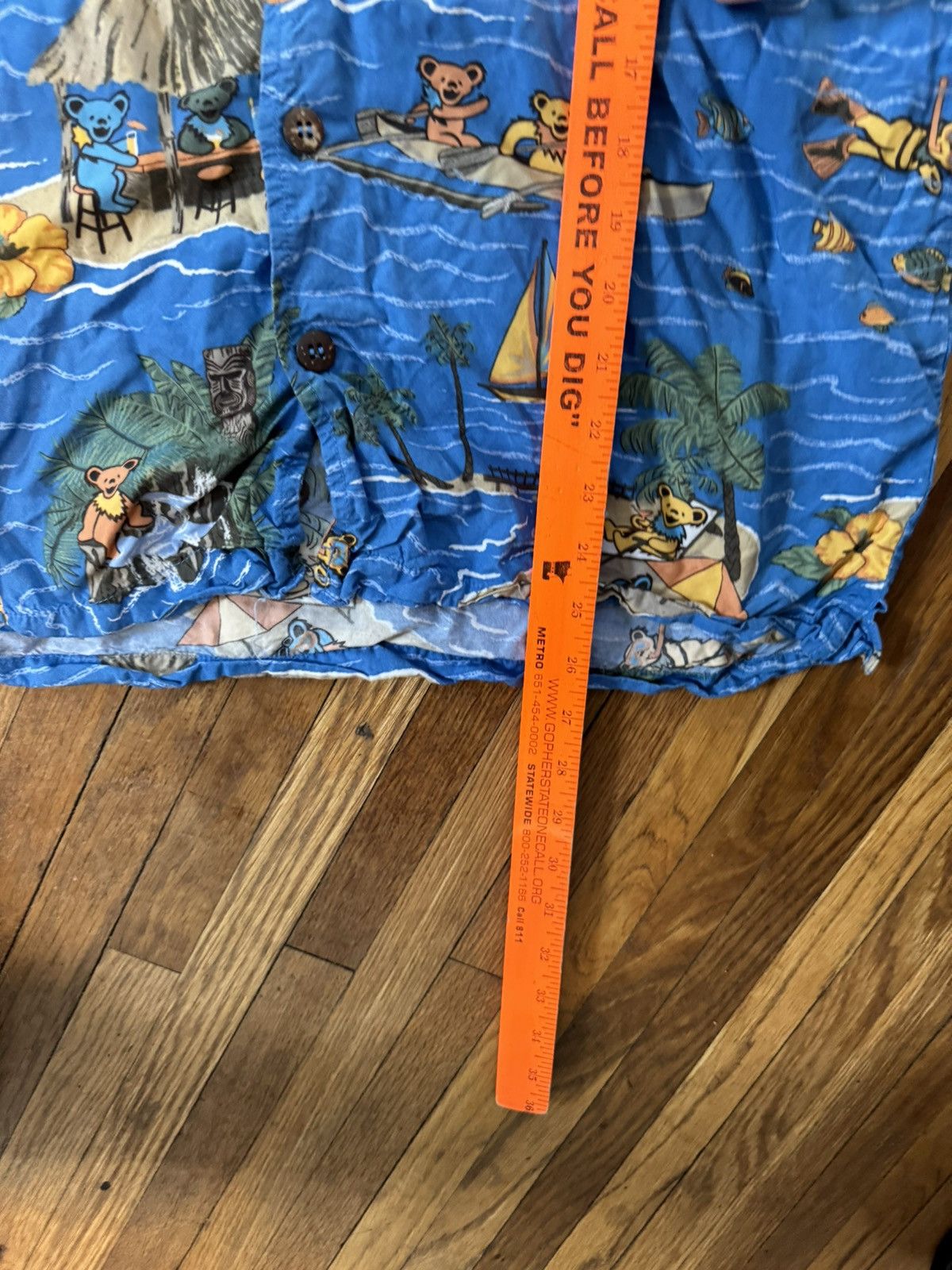 Grateful Dead × Vintage Vintage Grateful Dead Hawaiian Shirt Size US S / EU 44-46 / 1 - 10 Thumbnail