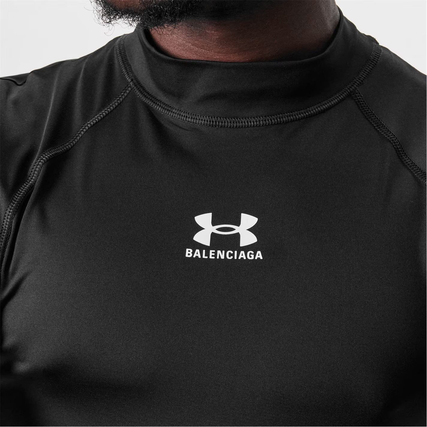 Balenciaga × Under Armour o1g2r1mq0226 Under Armour T-Shirt In Black Size US S / EU 44-46 / 1 - 5 Thumbnail