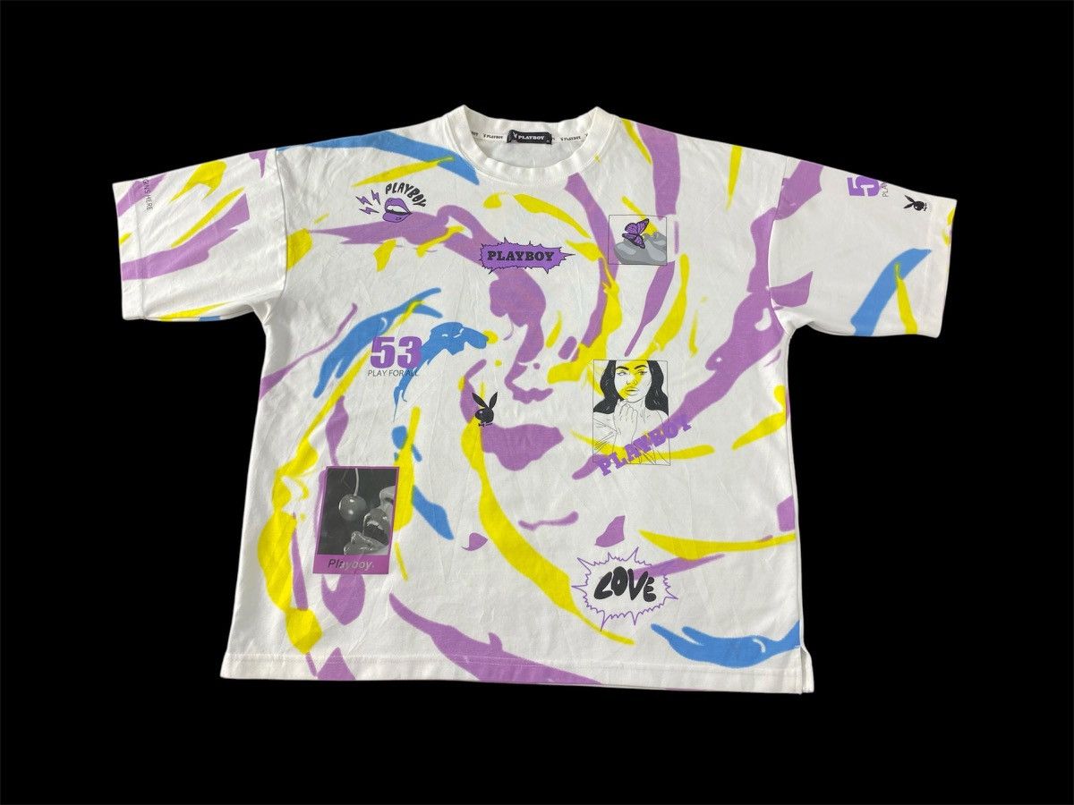 Playboy Hype Playboy Carti Oversized 53 For All Printed Tee Size US M / EU 48-50 / 2 - 1 Thumbnail