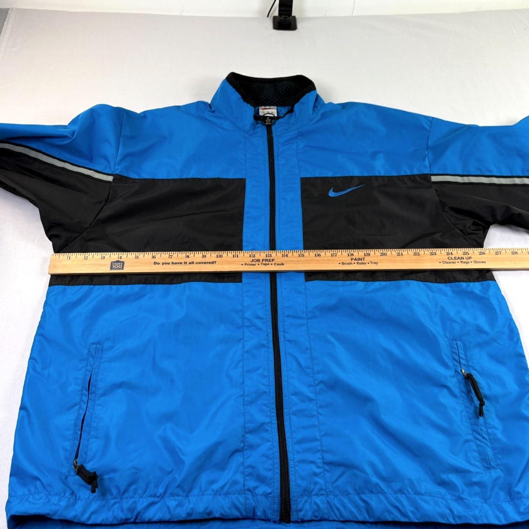 Nike VINTAGE Nike Jacket Mens XL Blue Windbreaker Full Zip 90s Logo Windbreaker Mens XL Blue Nike Jacket Size US XL / EU 56 / 4 - 6 Thumbnail