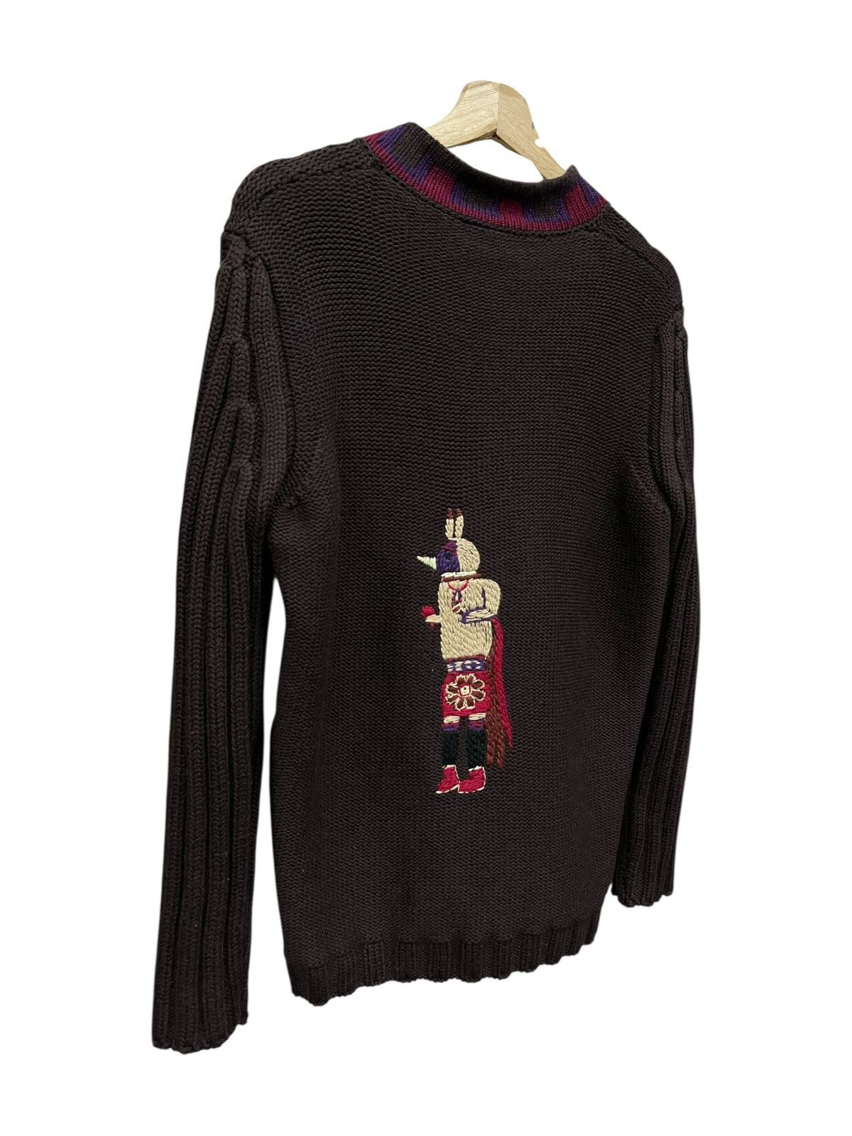 Trussardi 🔥Vintage TRUSSARDI Kachina Knit Sweater Italy Rare🔥 Size US M / EU 48-50 / 2 - 3 Thumbnail