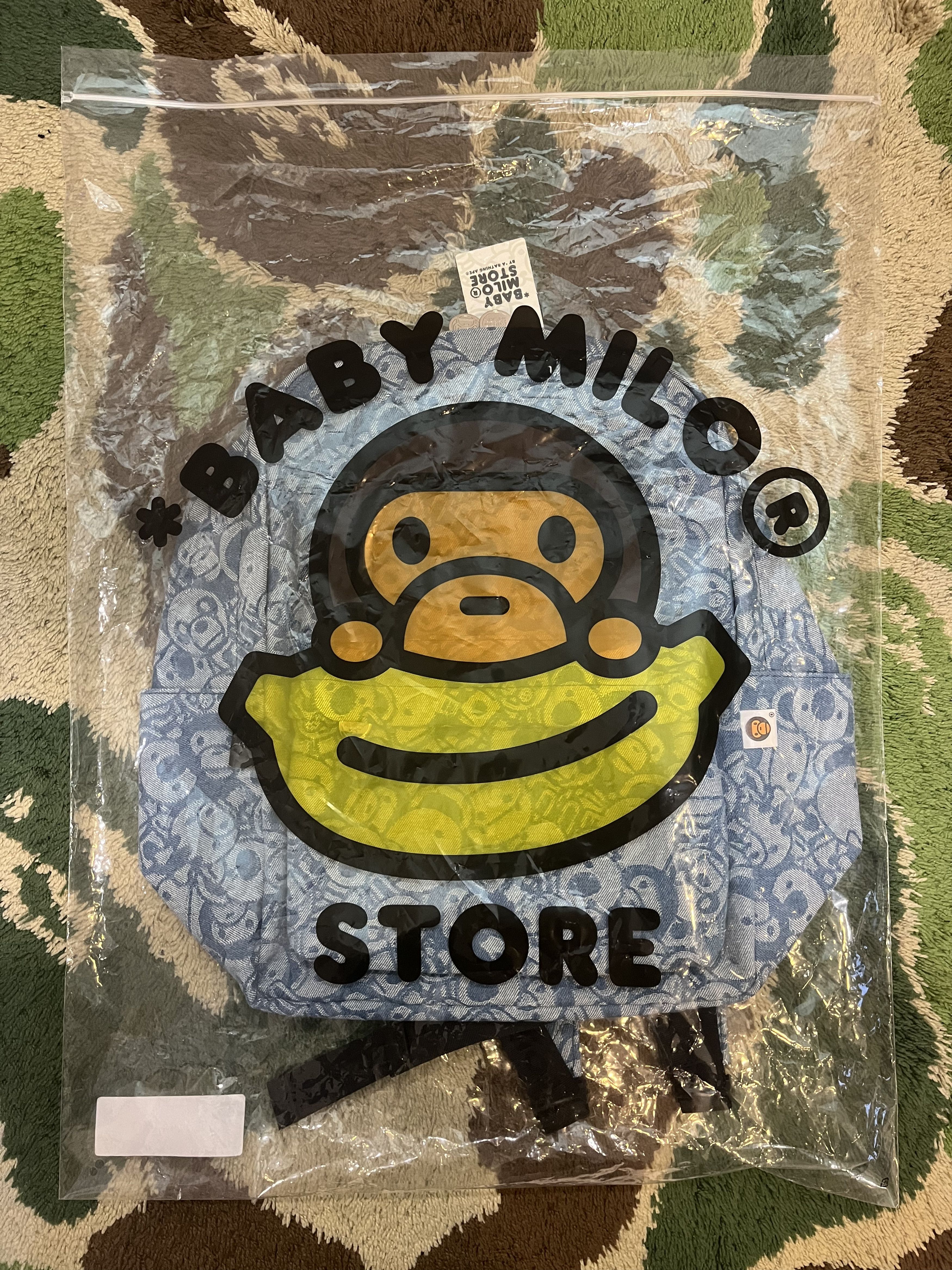 Bape BAPE MILO DENIM BACKPACK Size ONE SIZE - 4 Thumbnail