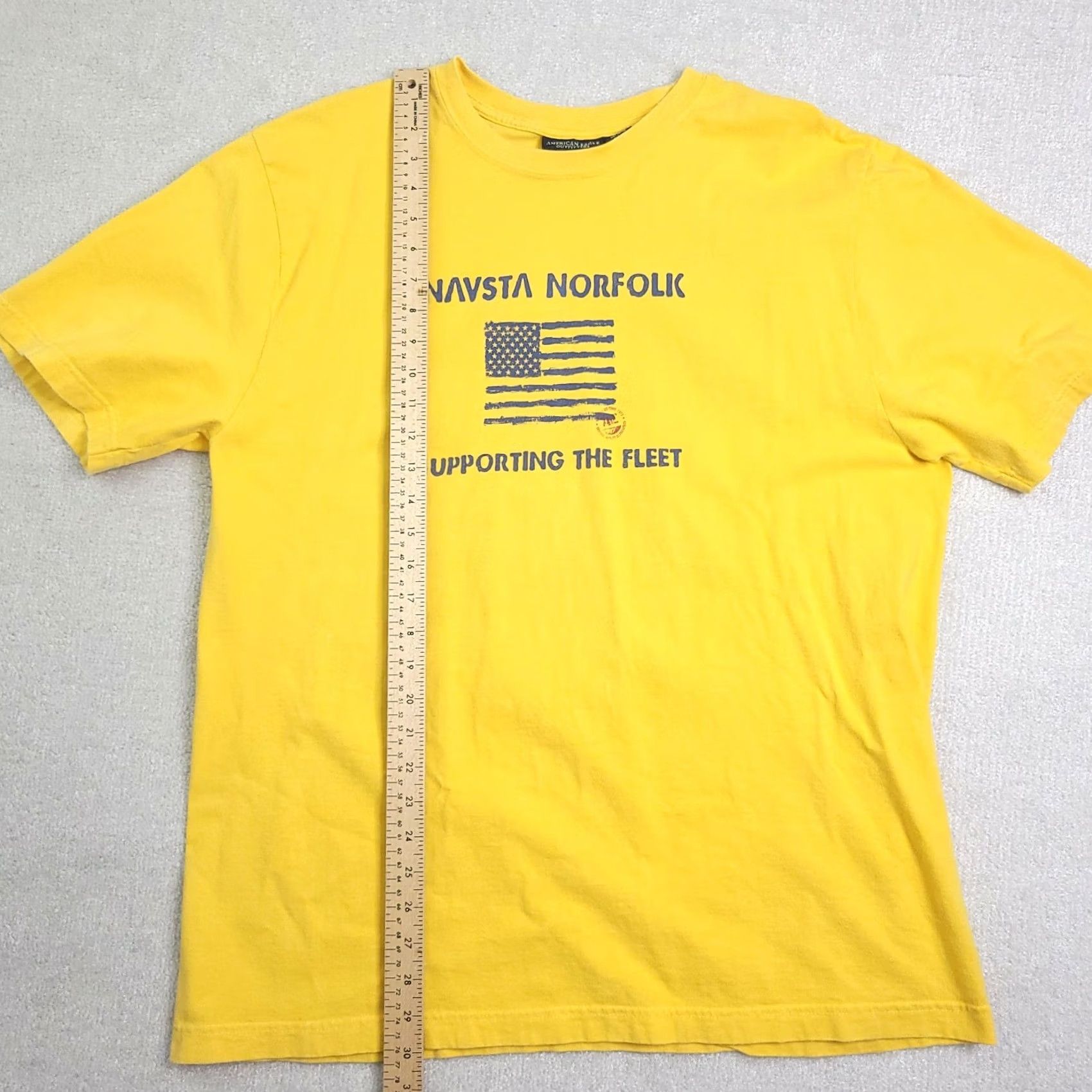 American Eagle Outfitters VINTAGE American Eagle Outfitters T Shirt Mens Large Yellow USA Navsta Norfolk PHOTO Shirt Mens Large Yellow USA Navsta Norfolk PHOTO Size US L / EU 52-54 / 3 - 6 Thumbnail